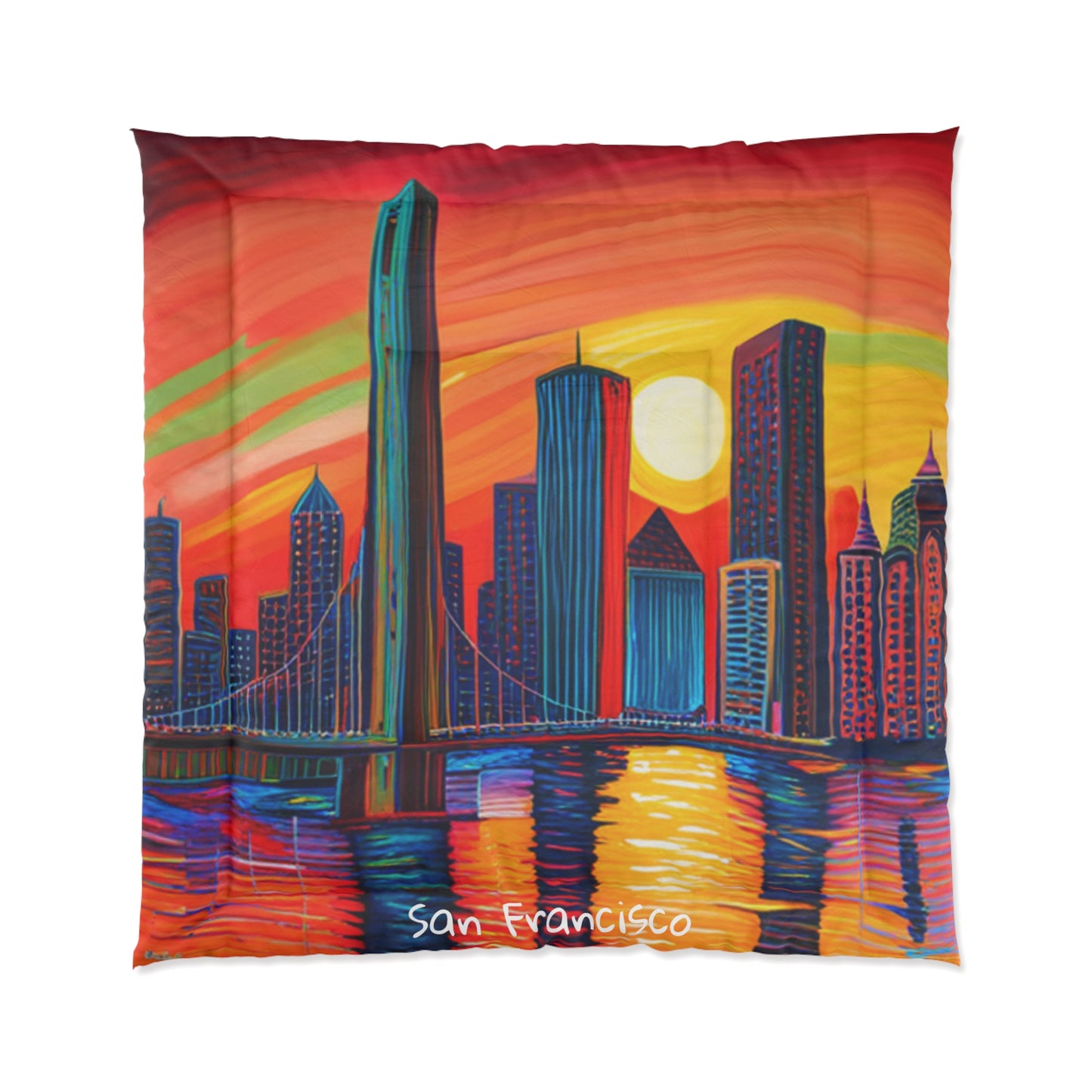 San Francisco Skyline Lightweight Comforter