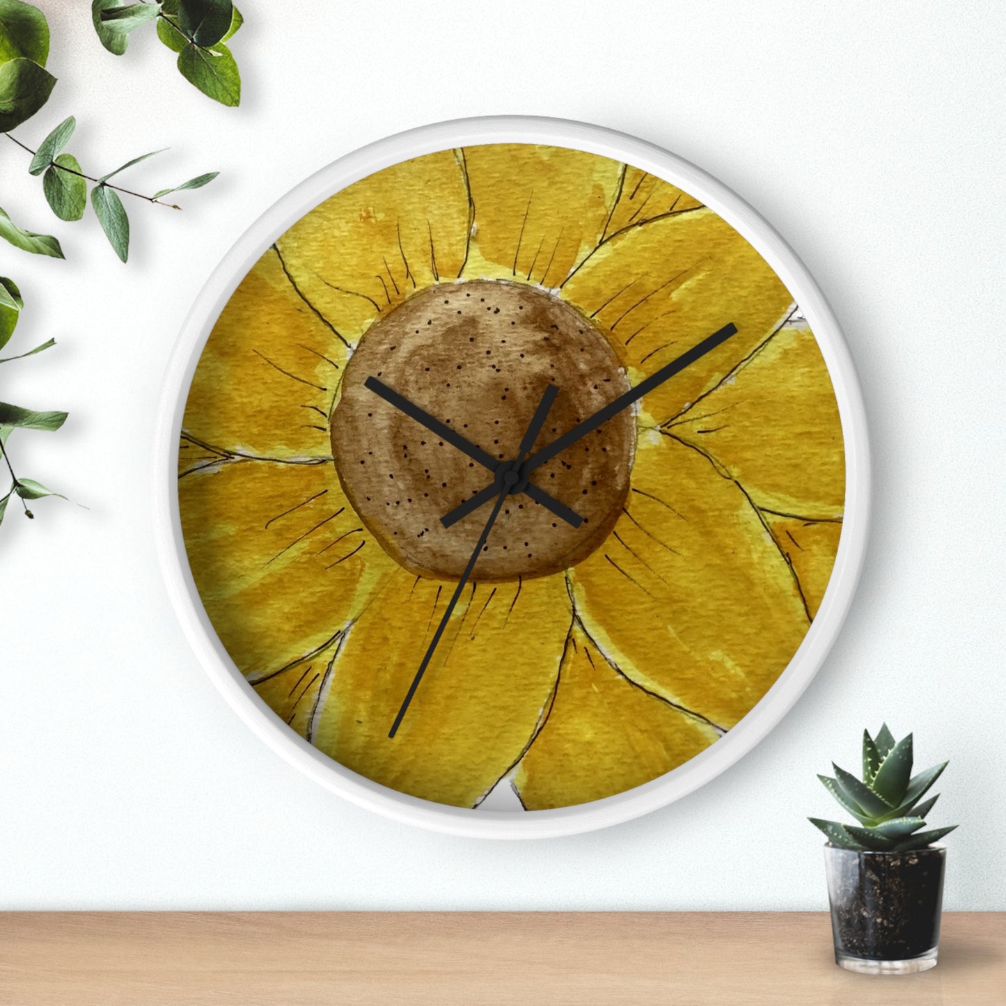 The Sunflower Wall Clock