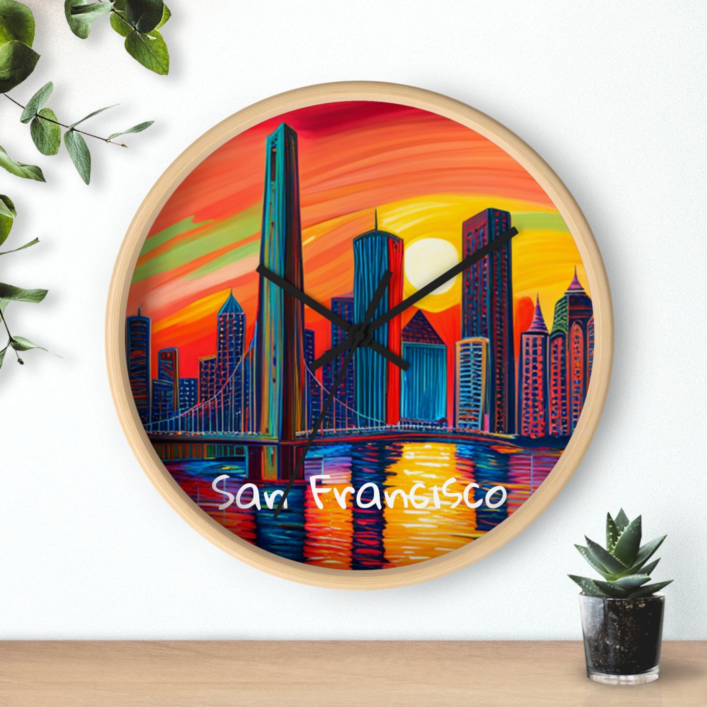 San Francisco Skyline Wall Clock