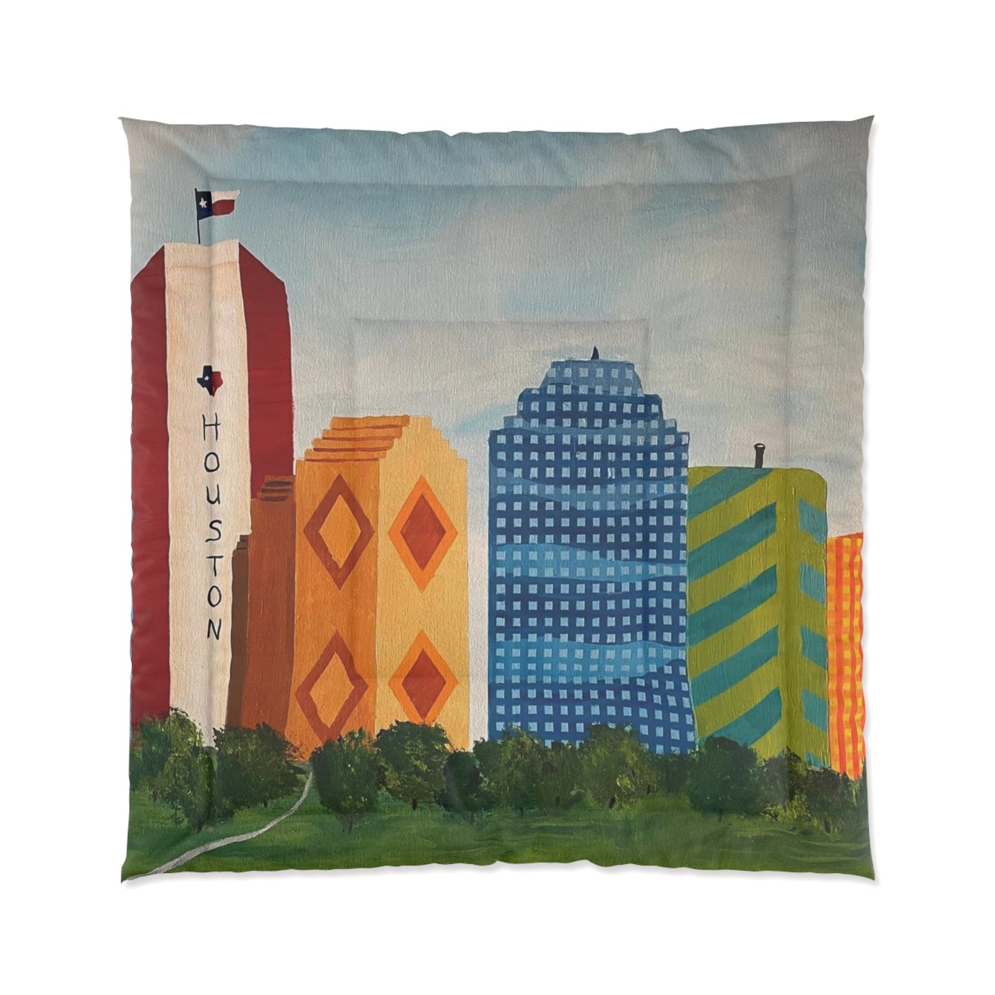 Houston Views Lightweight Comforter |Houston Texas
