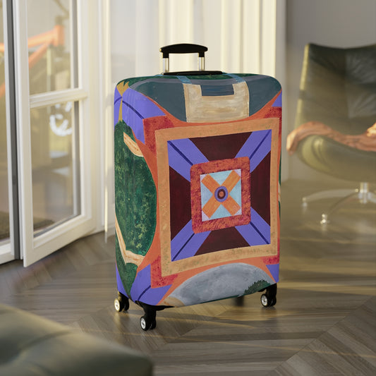 Paris Abstract Eiffel Tower Luggage Cover