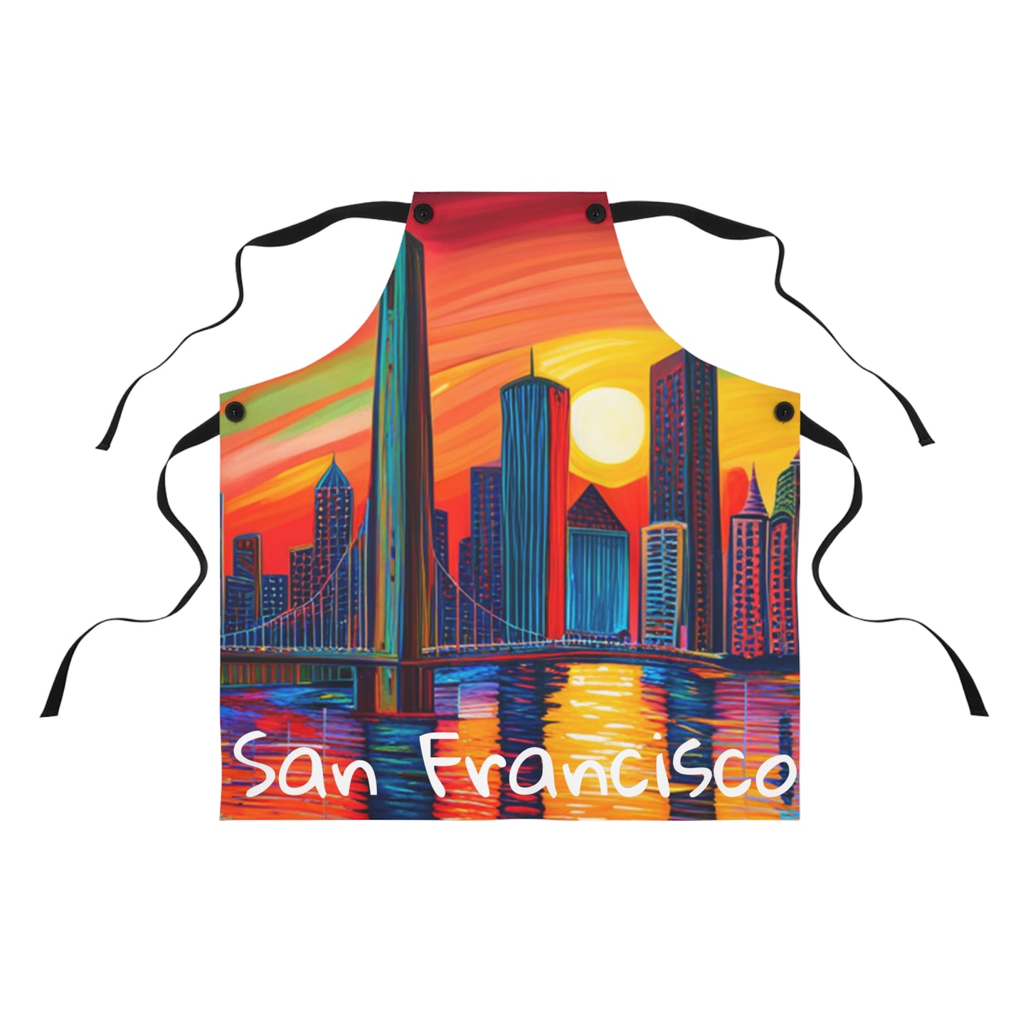 San Francisco Skyline Reflections Apron