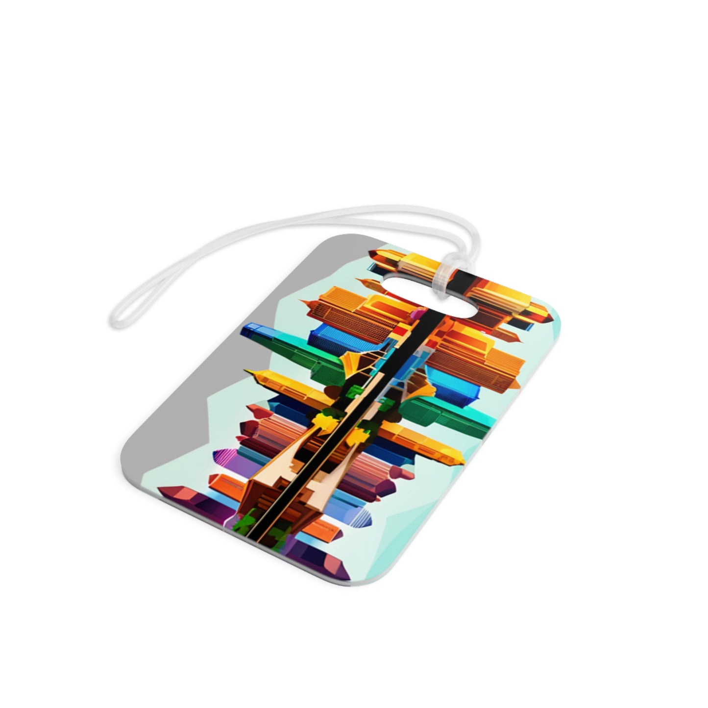 Dallas Texas Reflections Luggage Tag