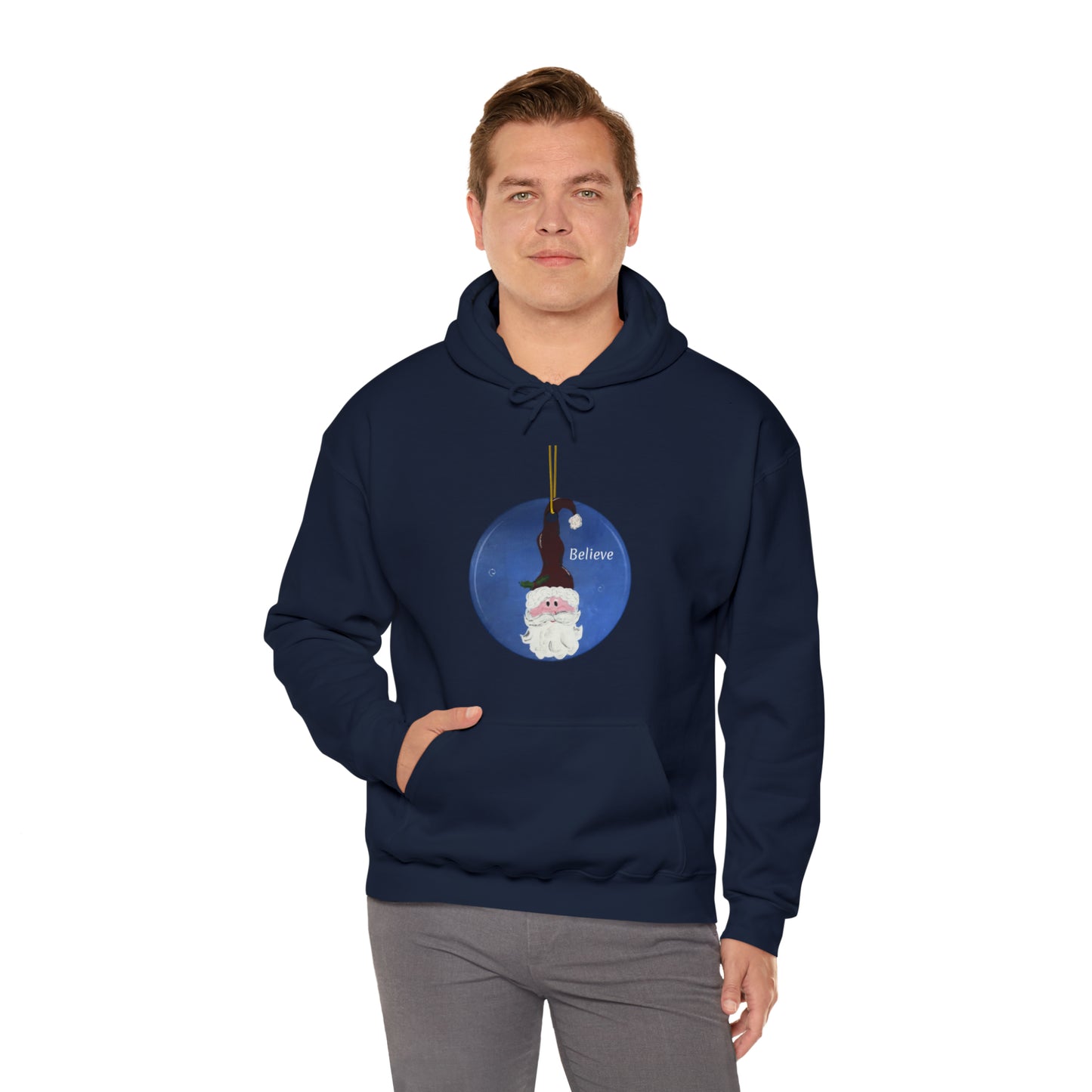 Santa I Believe Unisex Hooded Sweatshirt