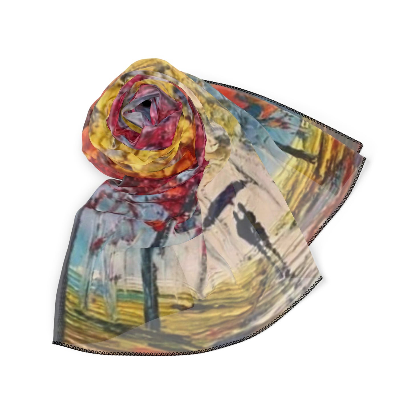 Walk In the Park Poly Scarf