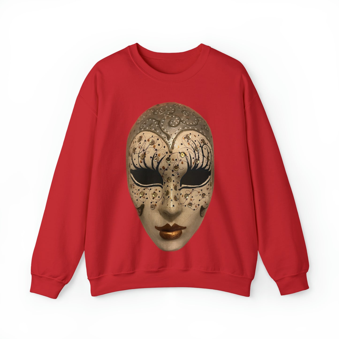 Mystery of Venice Mask Crewneck Sweatshirt