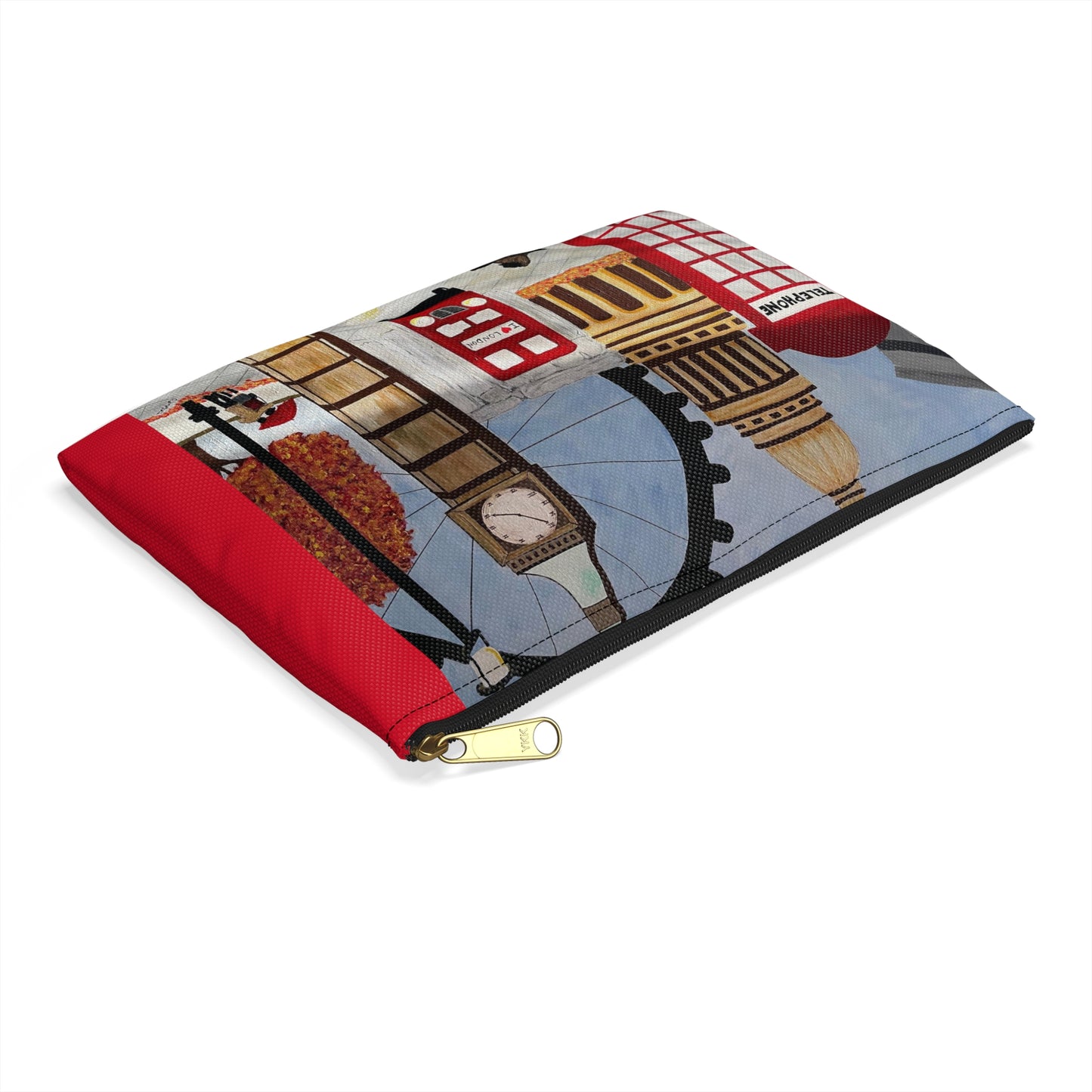 I Love London Travel Pouch - Cosmetic Bag or Pencil Case