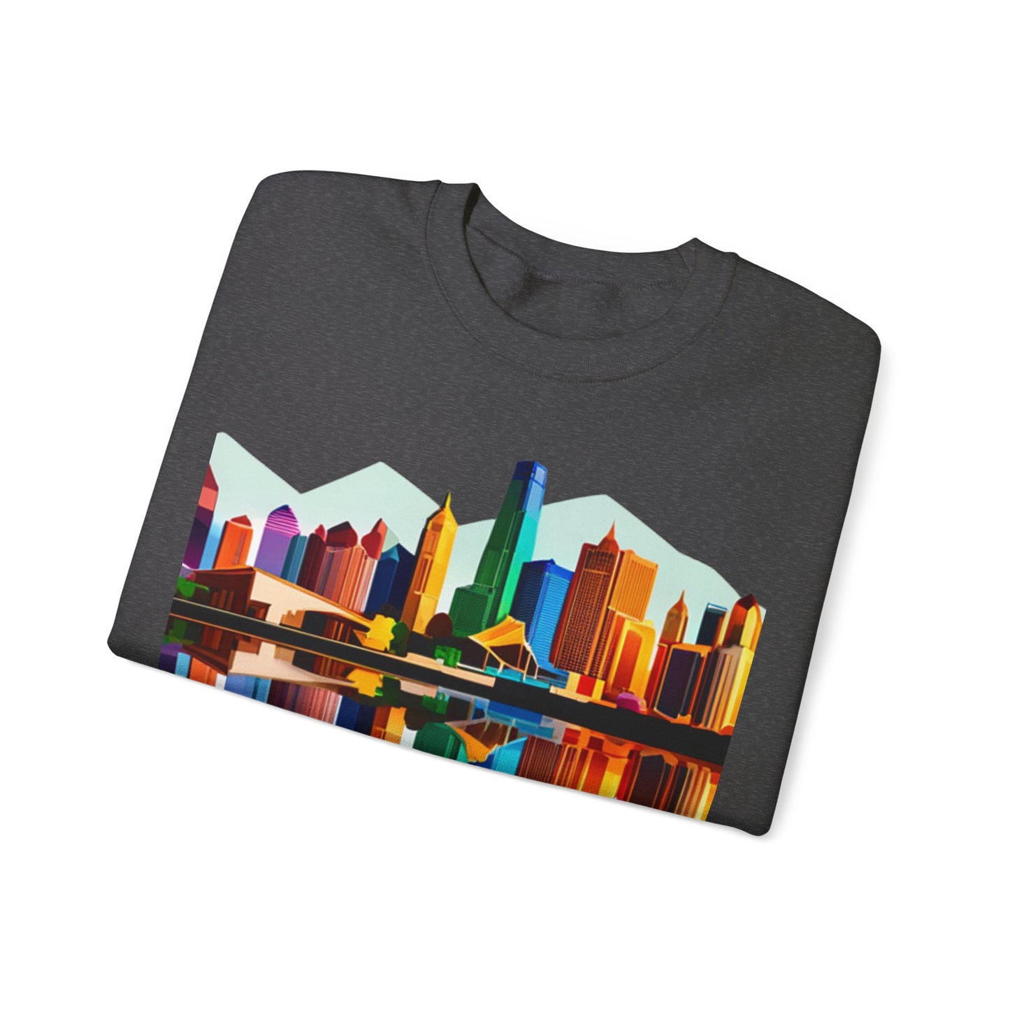 Dallas Texas Reflections Unisex Crewneck Sweatshirt