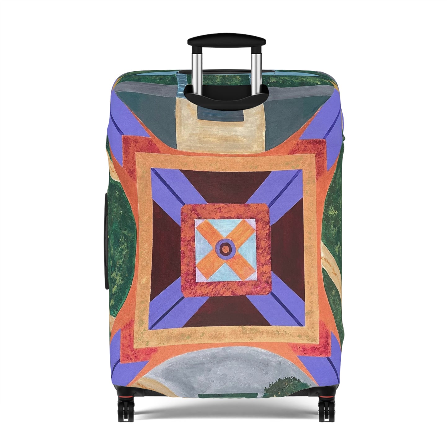 Paris Abstract Eiffel Tower Luggage Cover