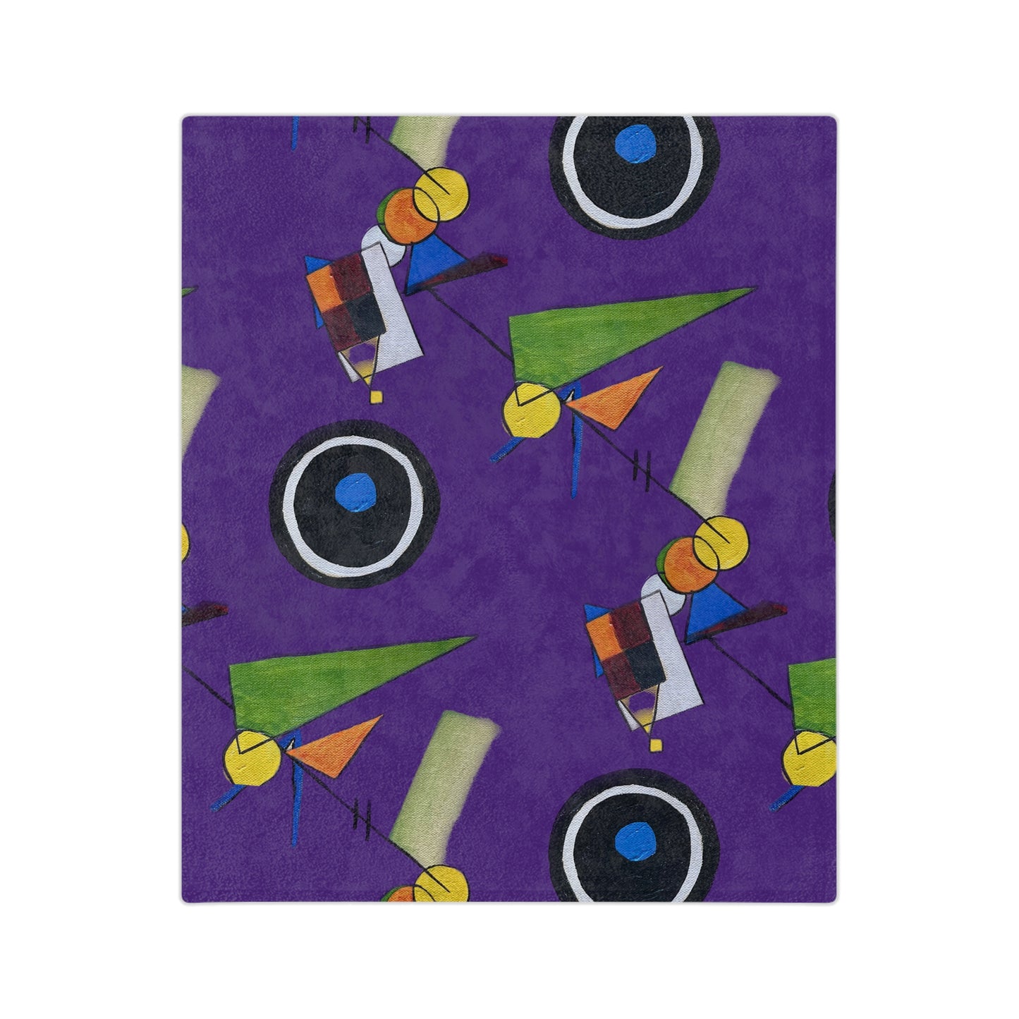 Arrangement C Velveteen Minky Blanket