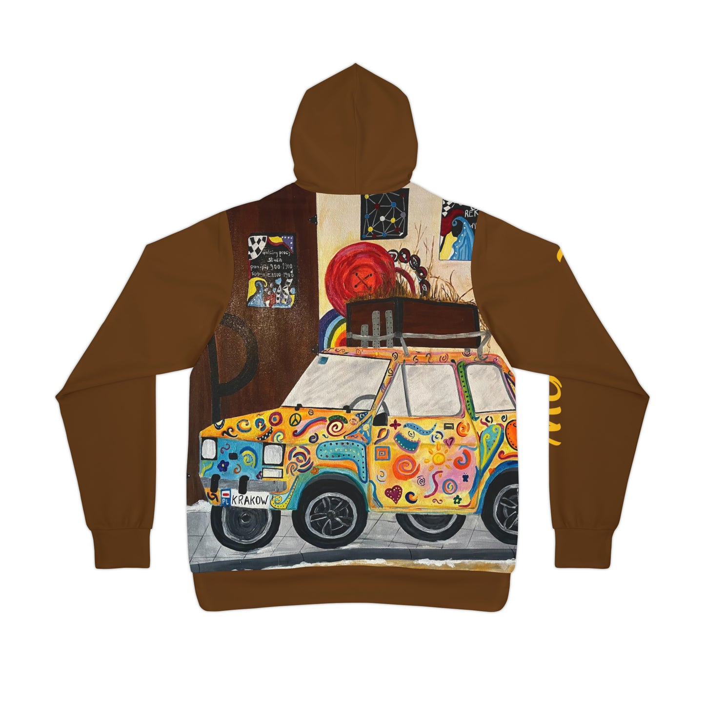 Krakow Poland Unisex Athletic Hoodie Sweatshirt