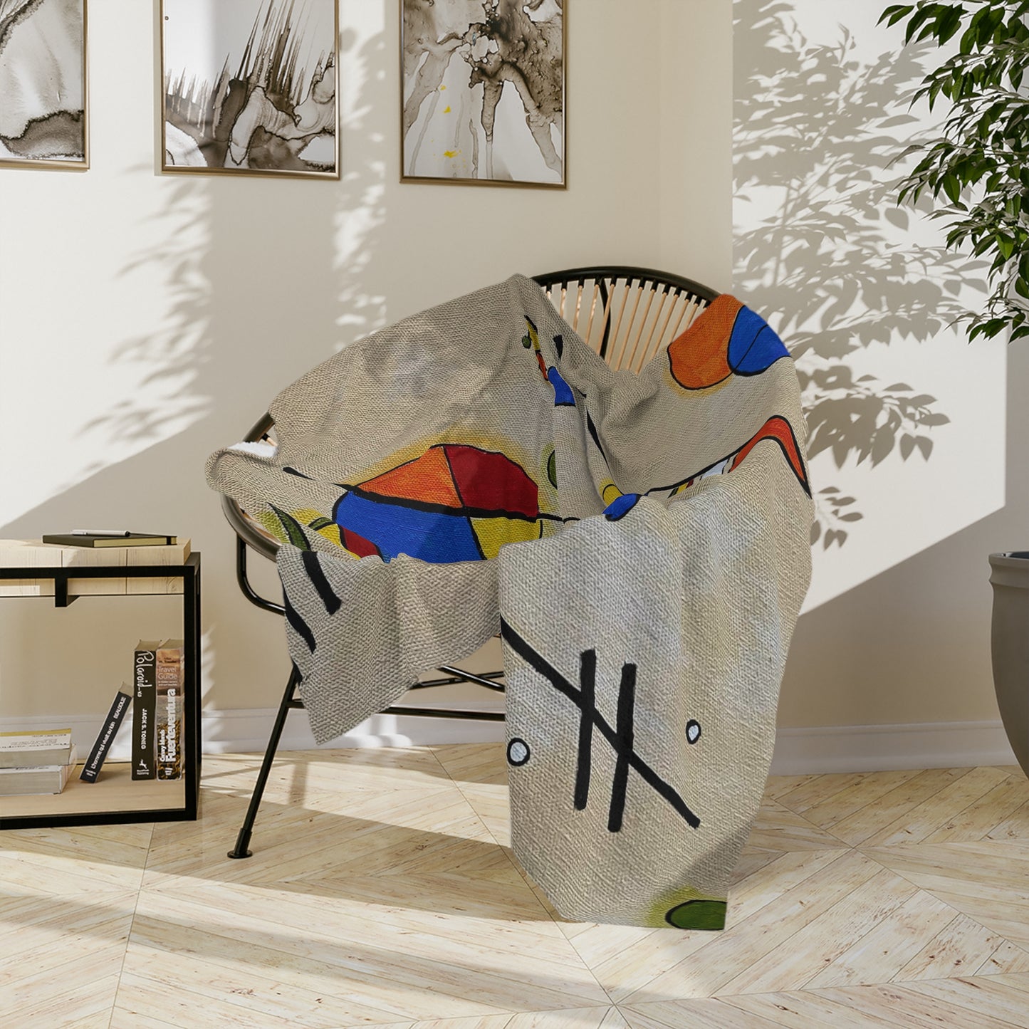 Arrangement O Velveteen Minky Blanket