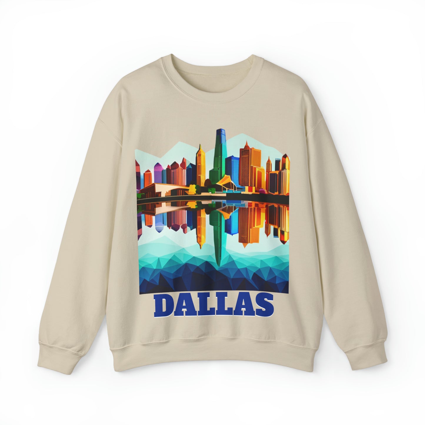 Dallas Texas Reflections Unisex Crewneck Sweatshirt