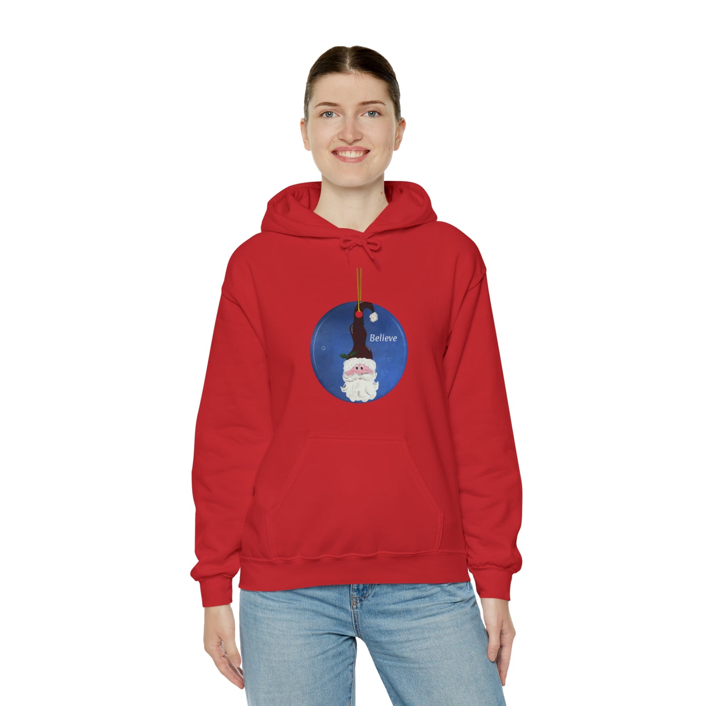 Santa I Believe Unisex Hooded Sweatshirt
