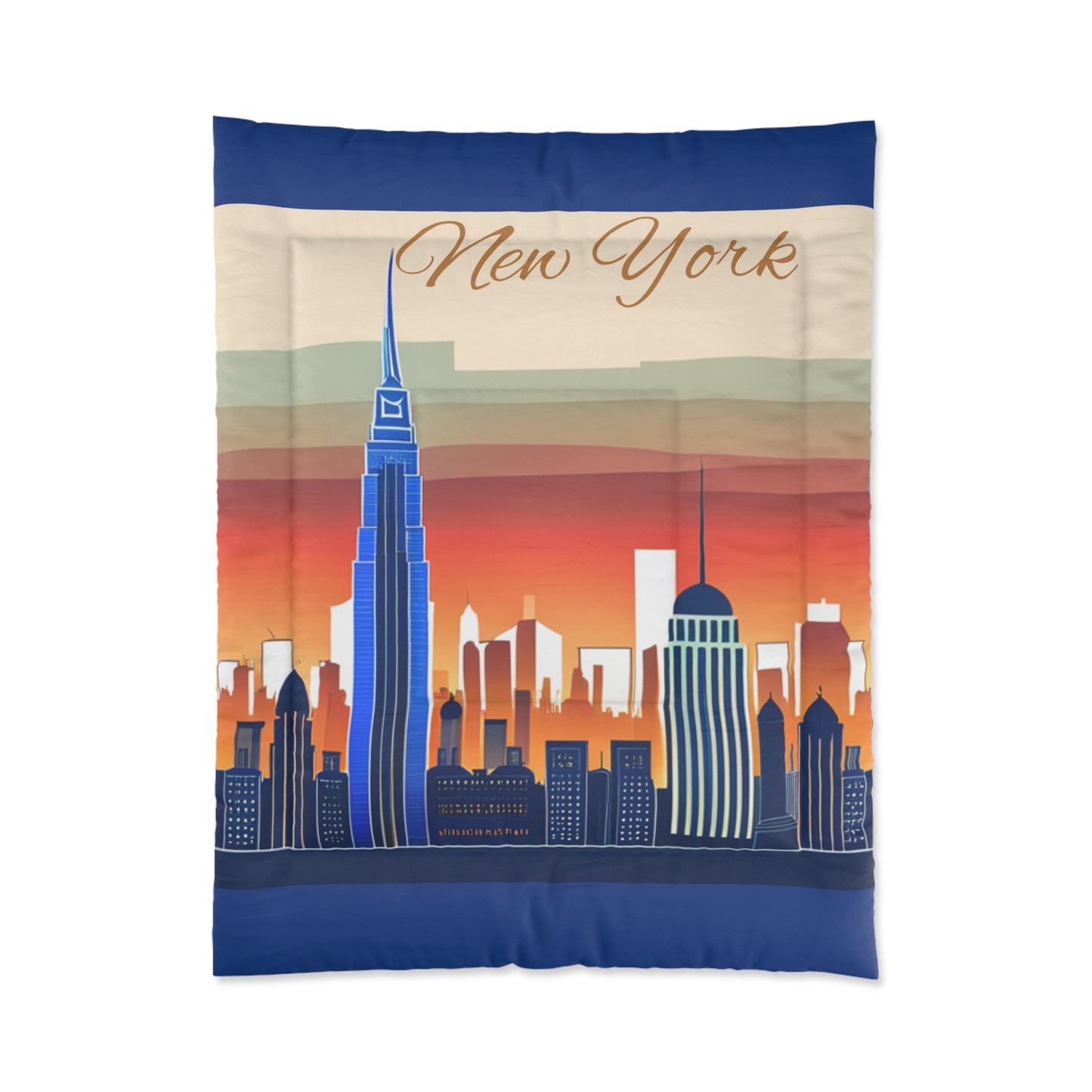 New York City Skyline Lightweight Comforter
