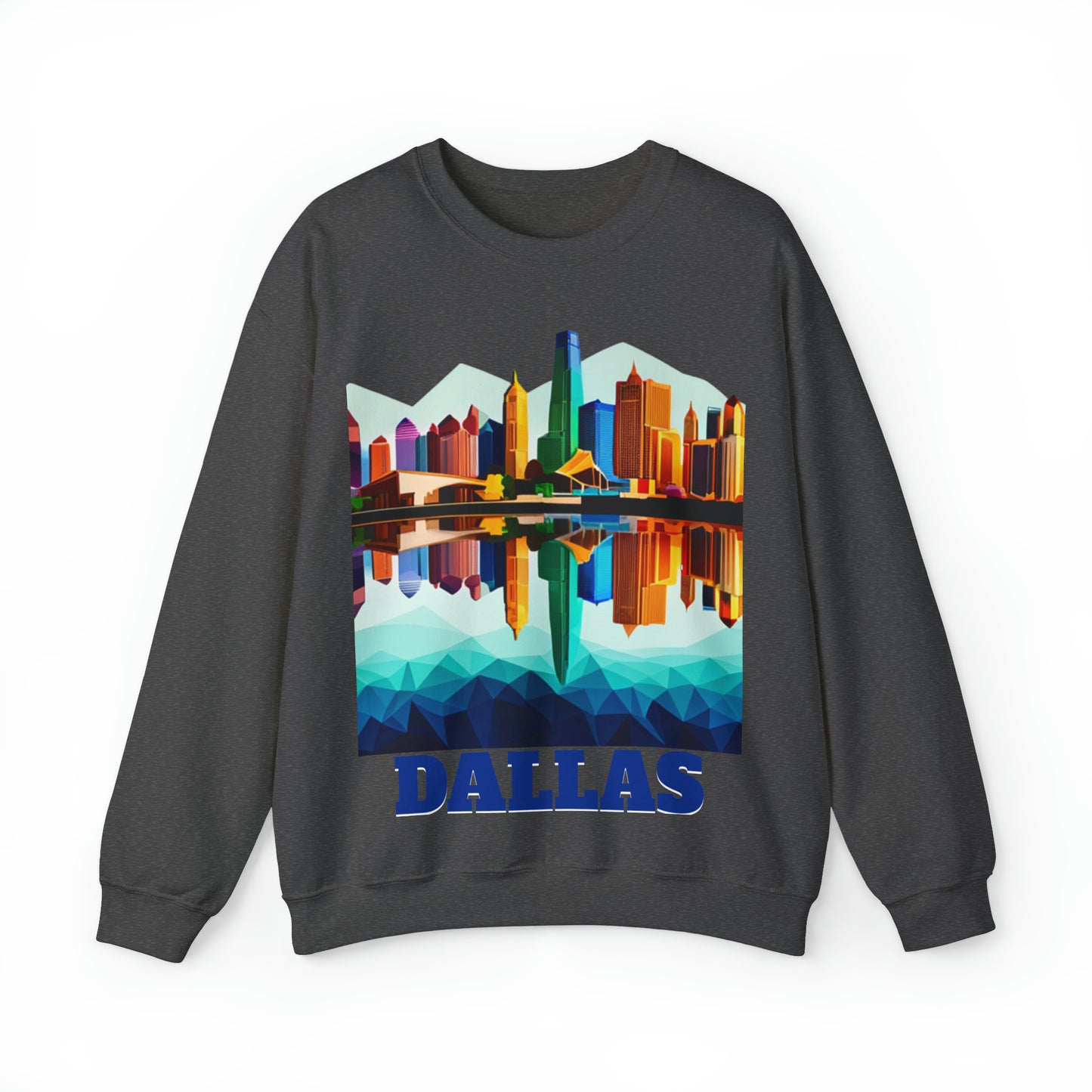 Dallas Texas Reflections Unisex Crewneck Sweatshirt