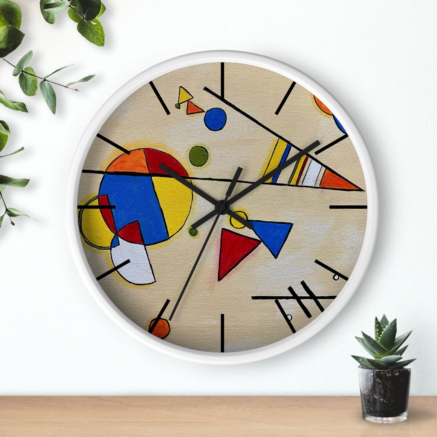 Arrangement O Wall Clock