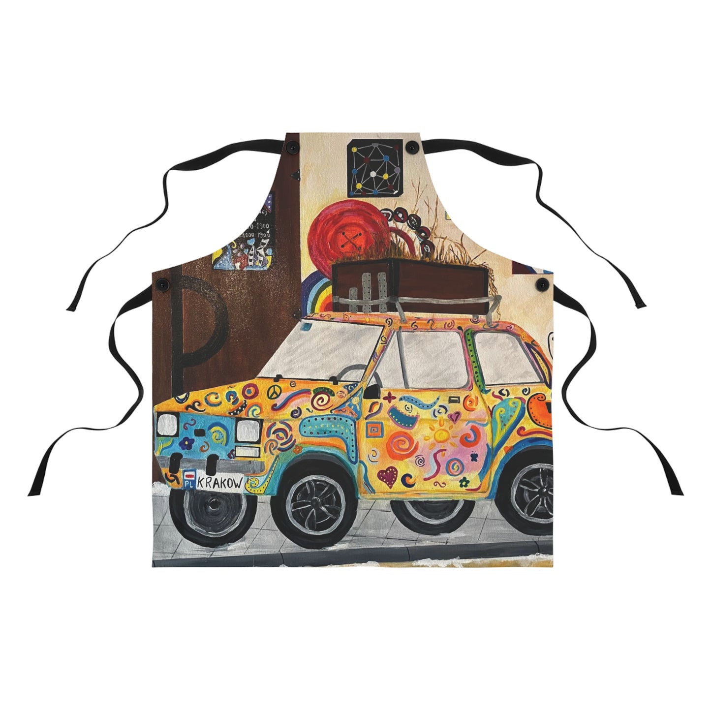 Krakow Poland Art Studio Apron