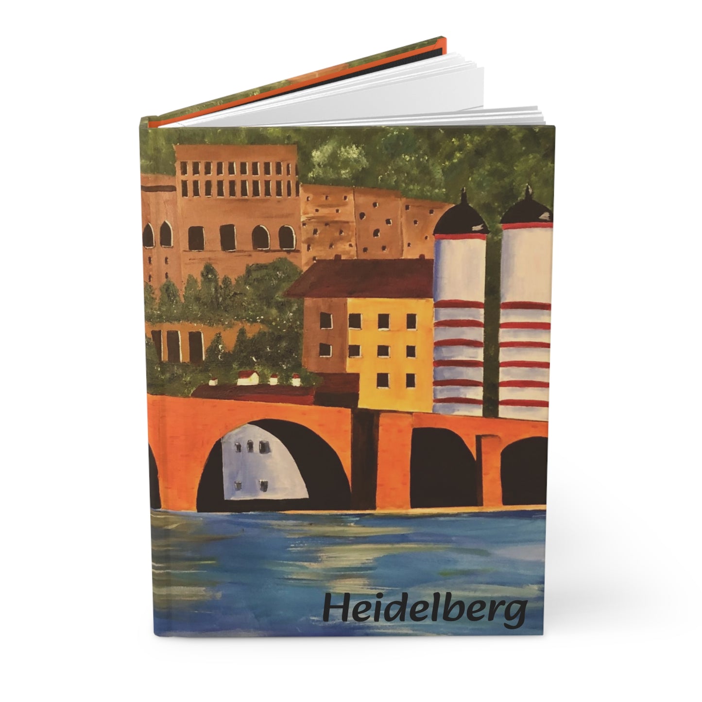 Heidelberg Germany Travel Journal Hardcover Diary