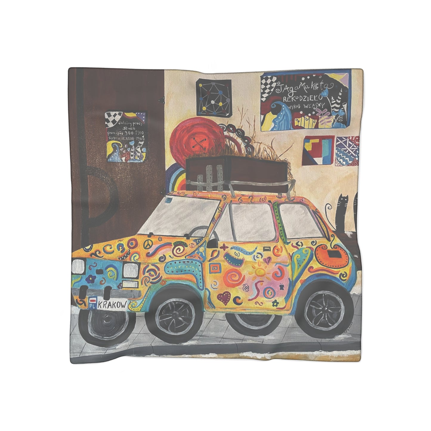 Krakow Poland Poly Scarf