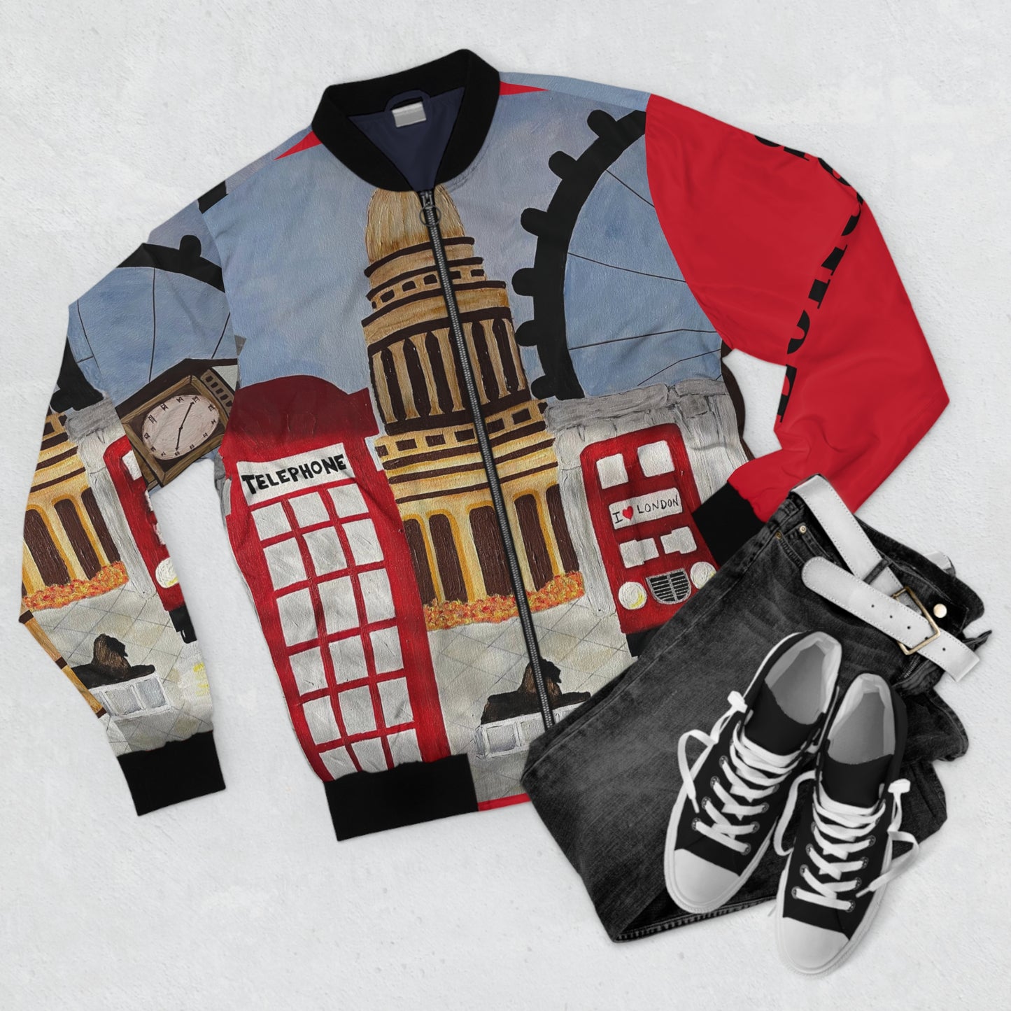 I Love London Men's Bomber Jacket