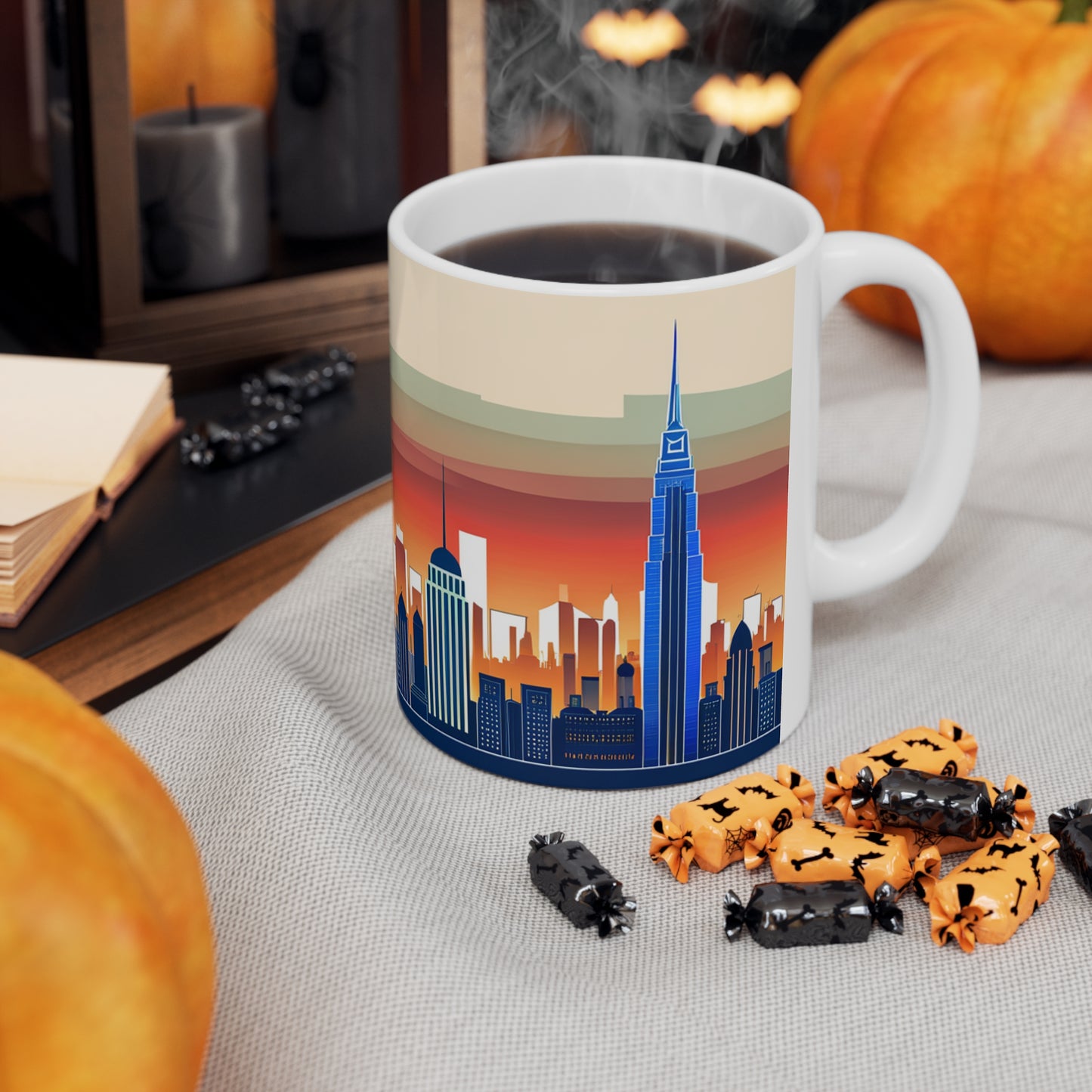 New York City Skyline Coffee Mug - (Double Sided)