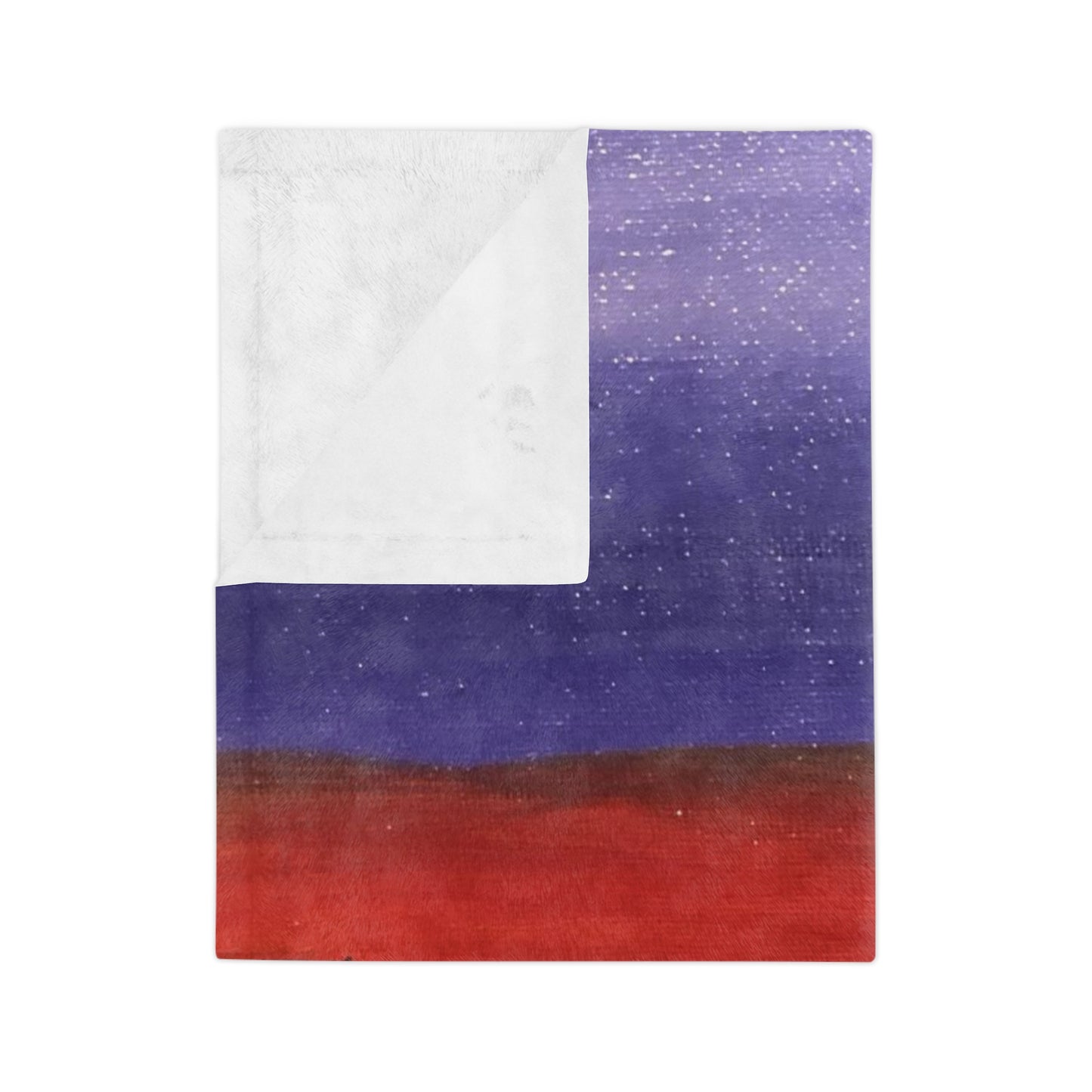 Sunset Over Houston Skyline Velveteen Minky Blanket | Houston Texas