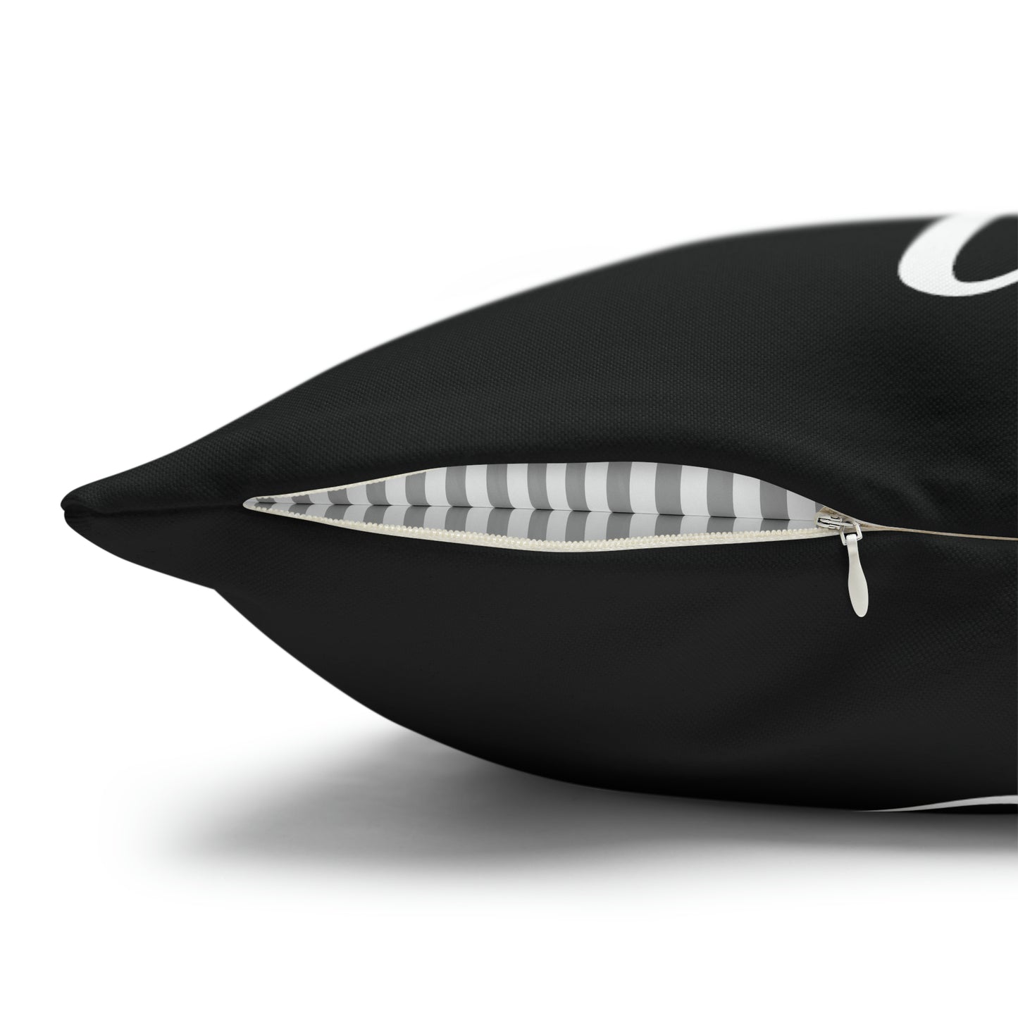Venice Italy Pillow Cover (Black)