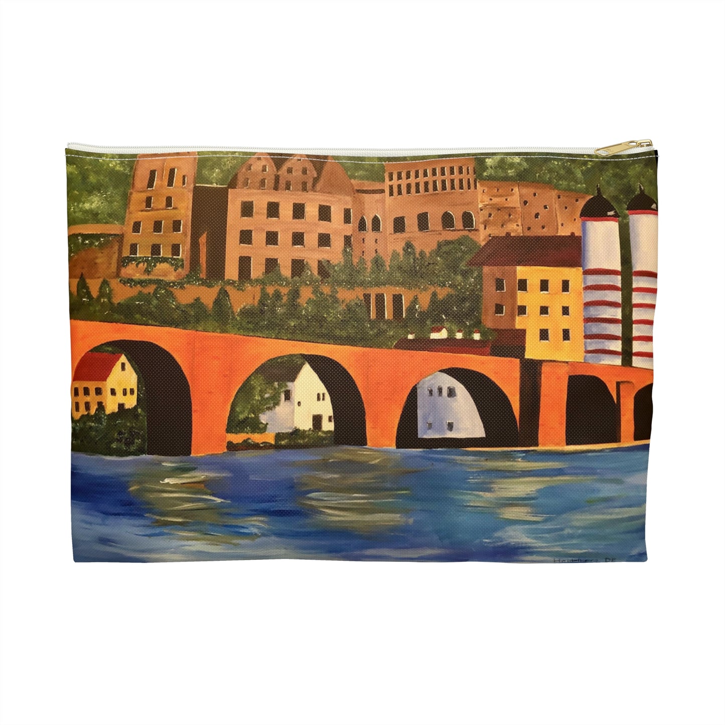 Heidelberg Germany Travel Pouch / Cosmetic Bag or Pencil Case
