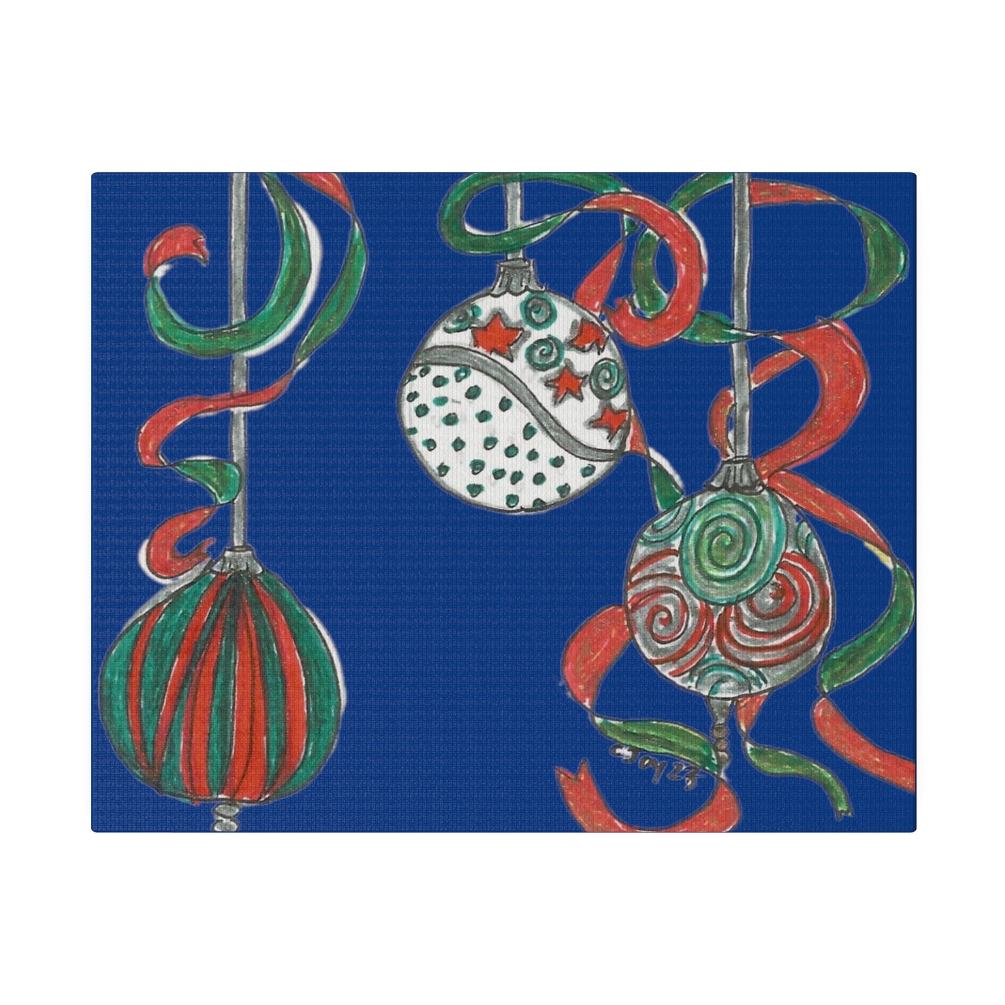 Christmas Ornament Wall Art