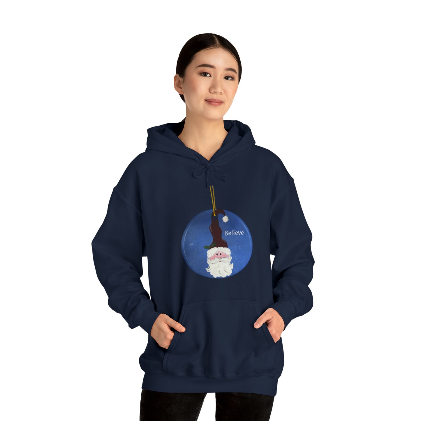 Santa I Believe Unisex Hooded Sweatshirt