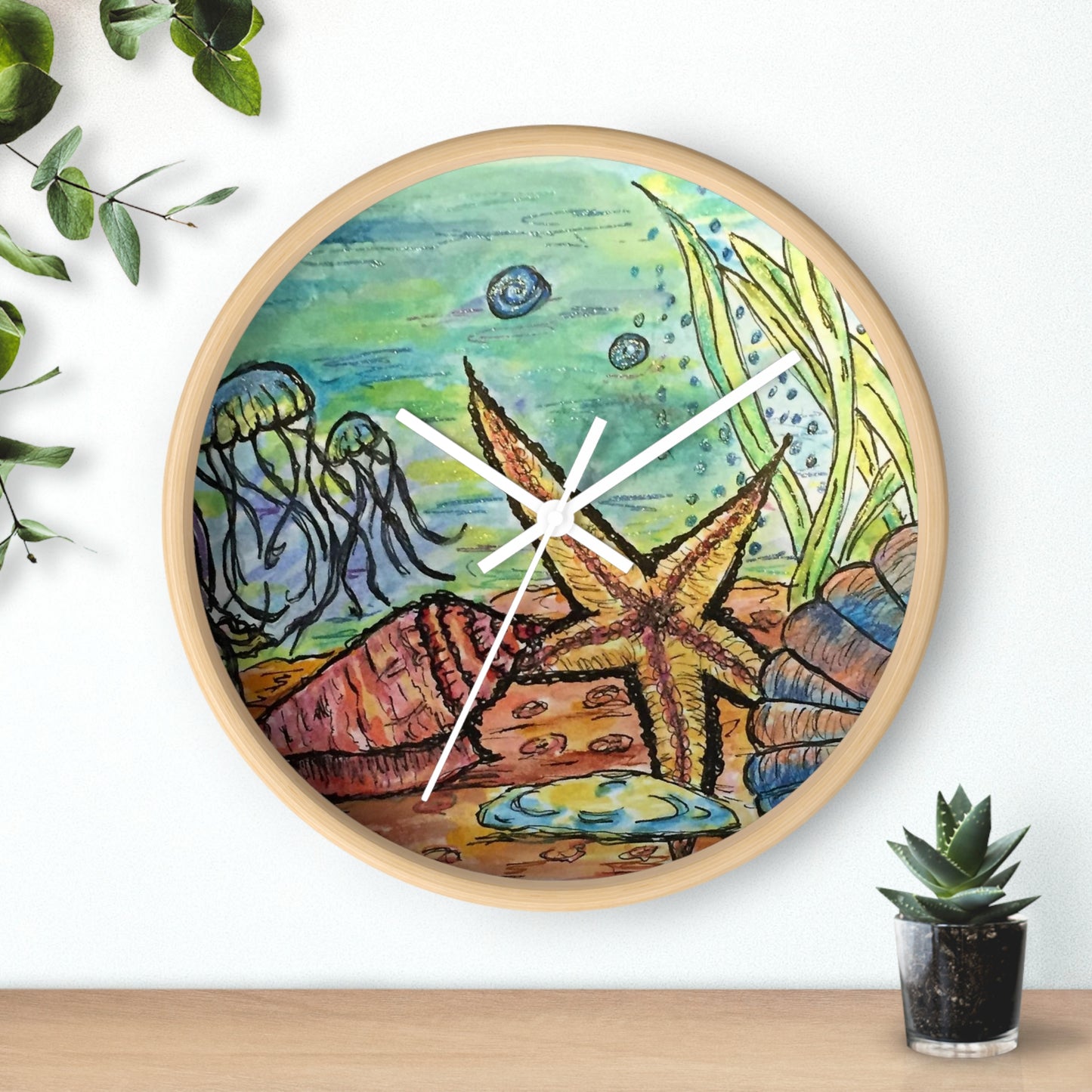 Under Water Fun Wall Clock