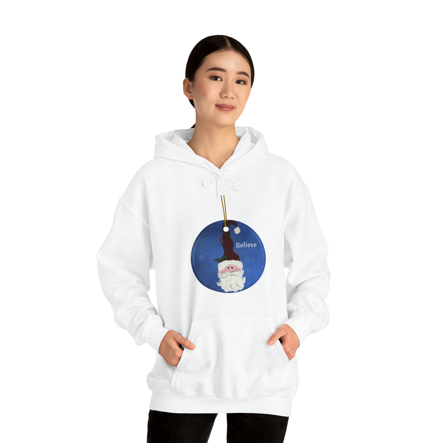 Santa I Believe Unisex Hooded Sweatshirt