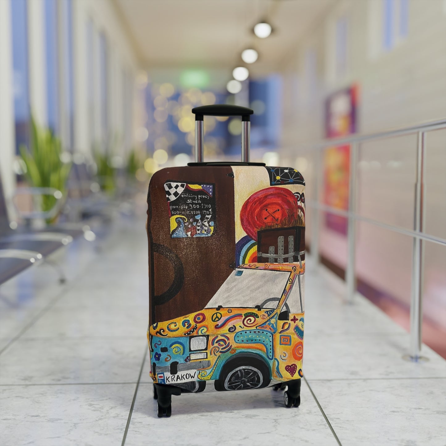 Krakow Poland Luggage Cover