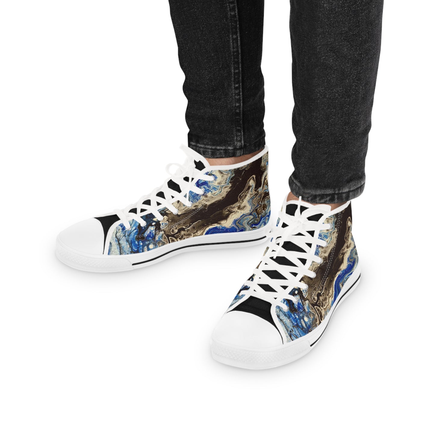 Cozy Waters Men's High Top Street Sneakers