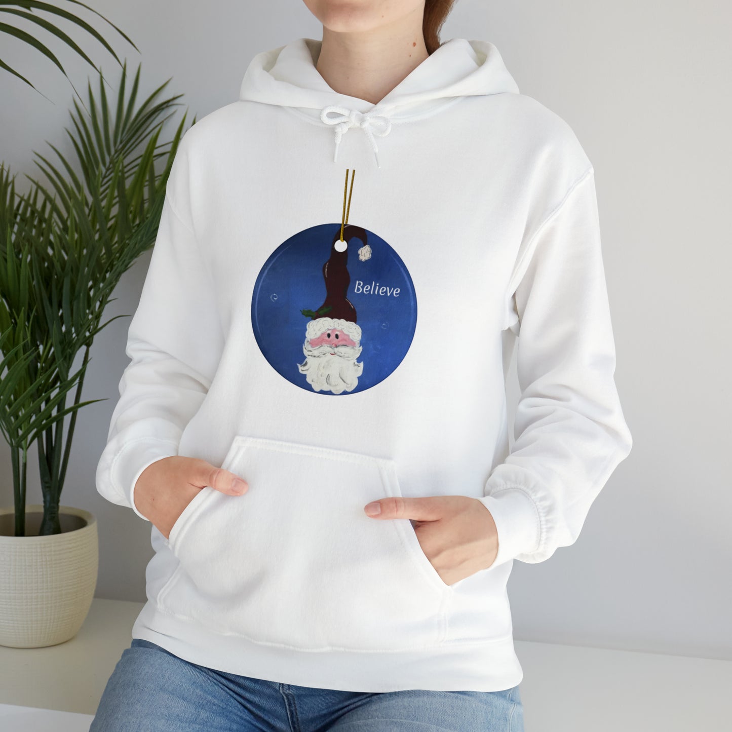 Santa I Believe Unisex Hooded Sweatshirt