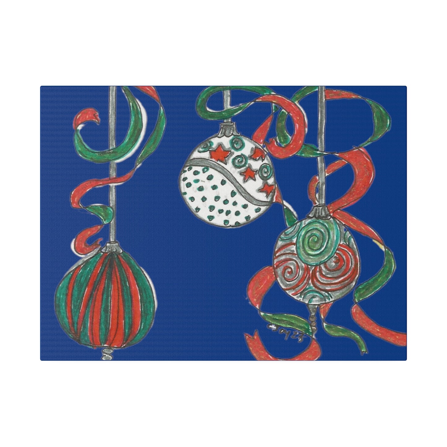 Christmas Ornament Wall Art