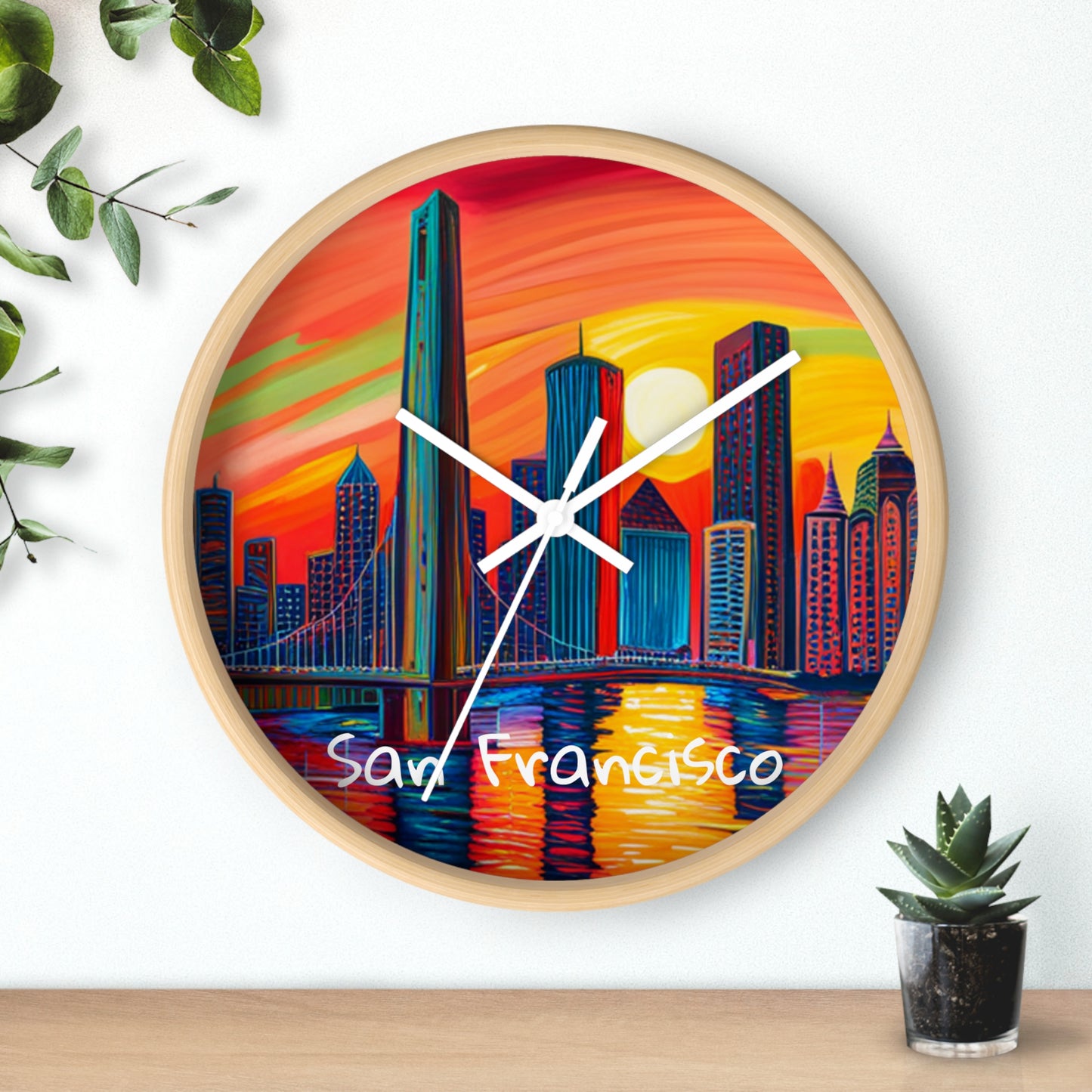 San Francisco Skyline Wall Clock