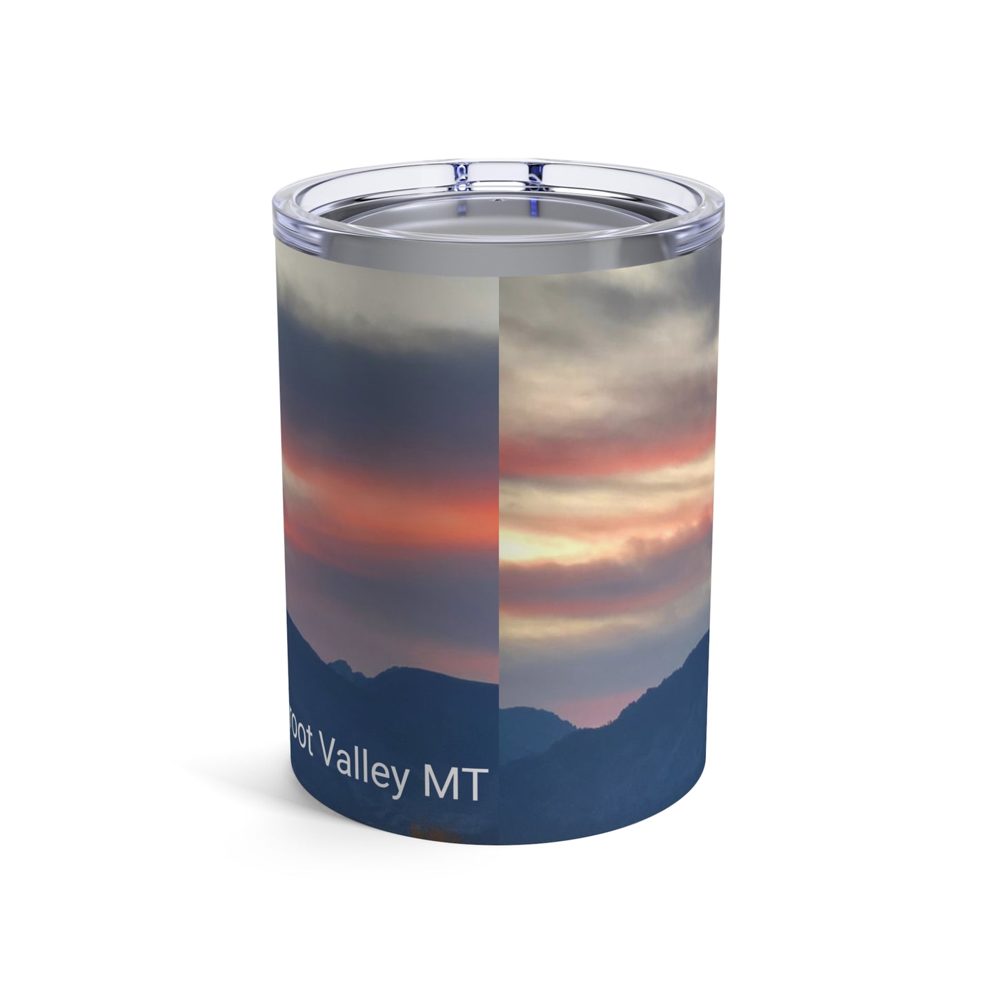 Sunset in Bitterroot Valley Montana Tumbler 10oz