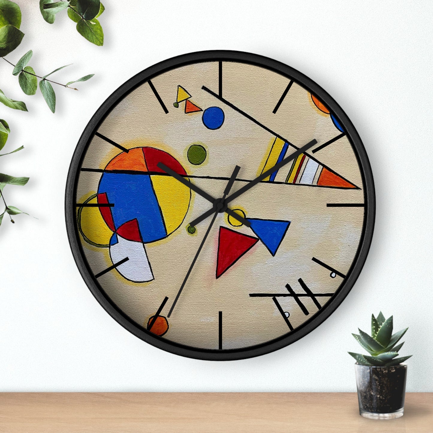 Arrangement O Wall Clock