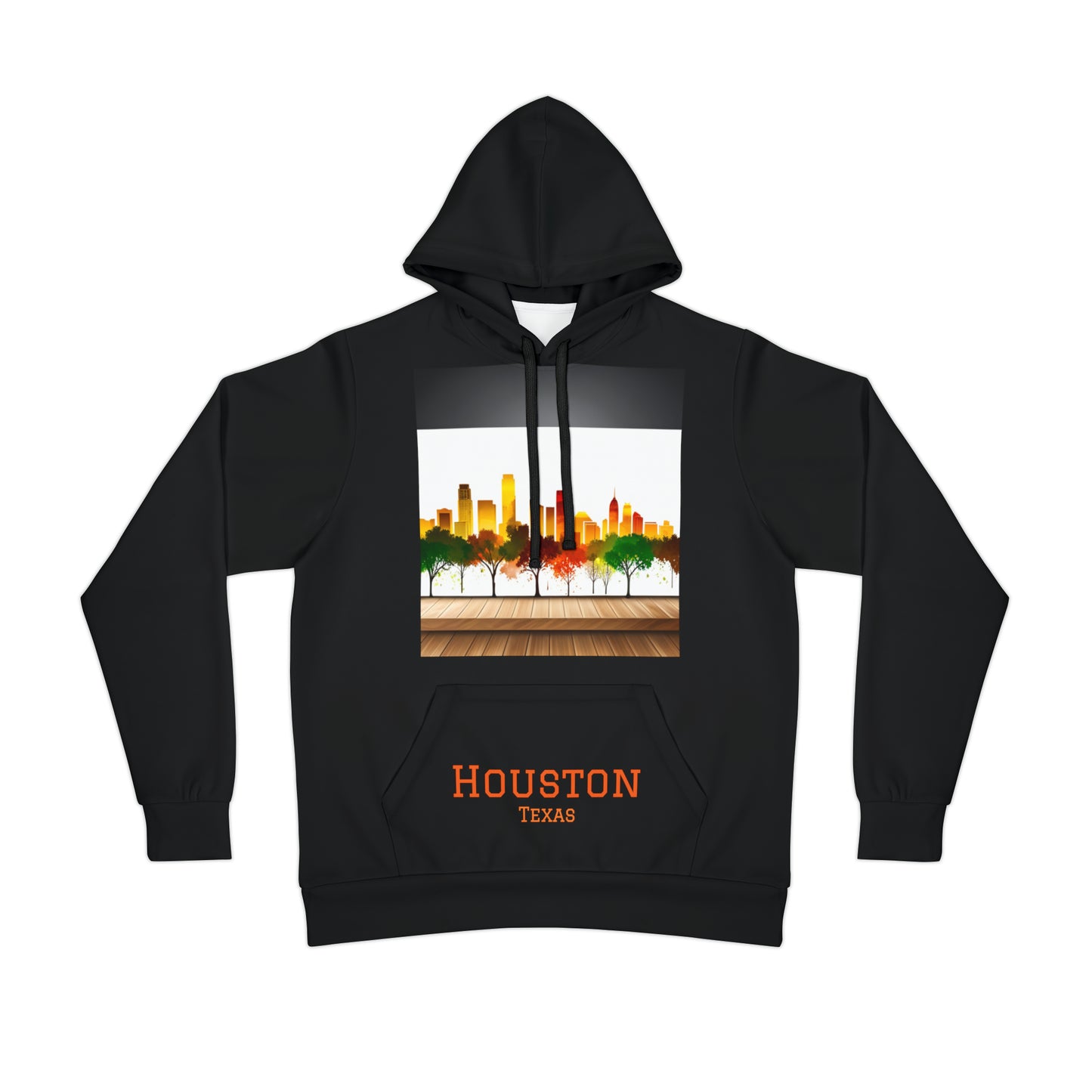 Houston Tree Views Unisex Athletic Hoodie Sweatshirt | Houston Texas
