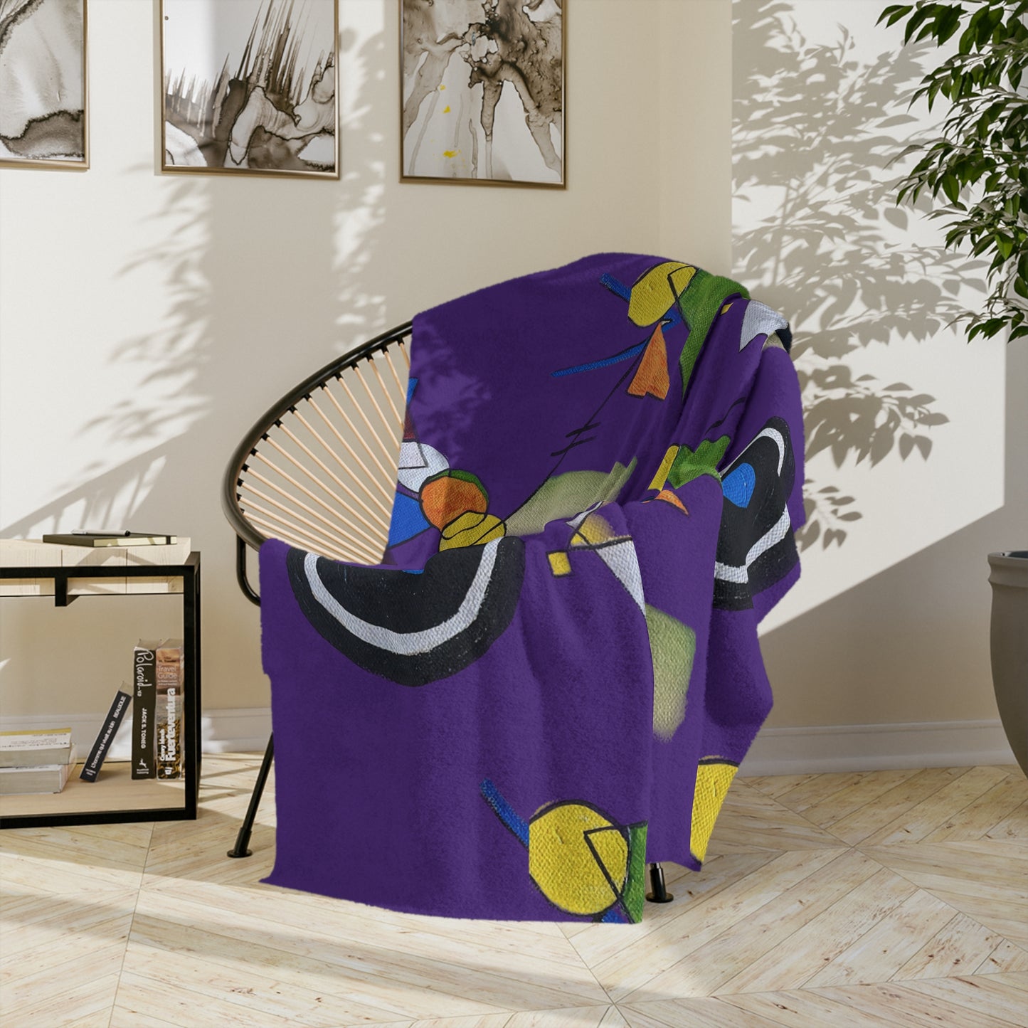 Arrangement C Velveteen Minky Blanket