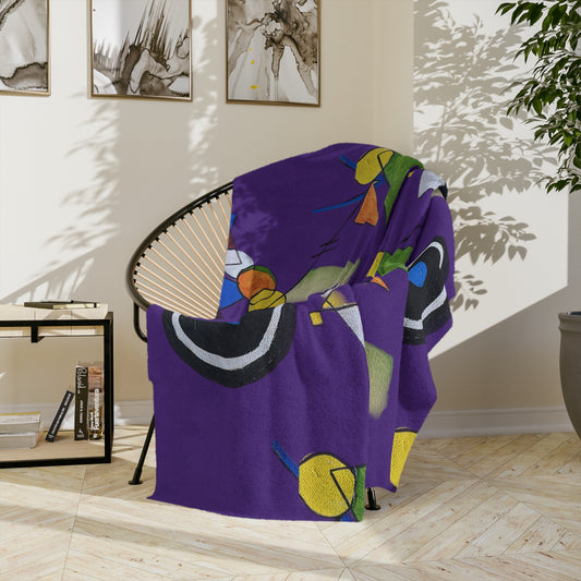 Arrangement C Velveteen Minky Blanket