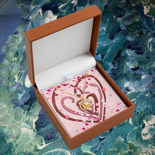 Hearts Intertwined - Love Knot Necklace