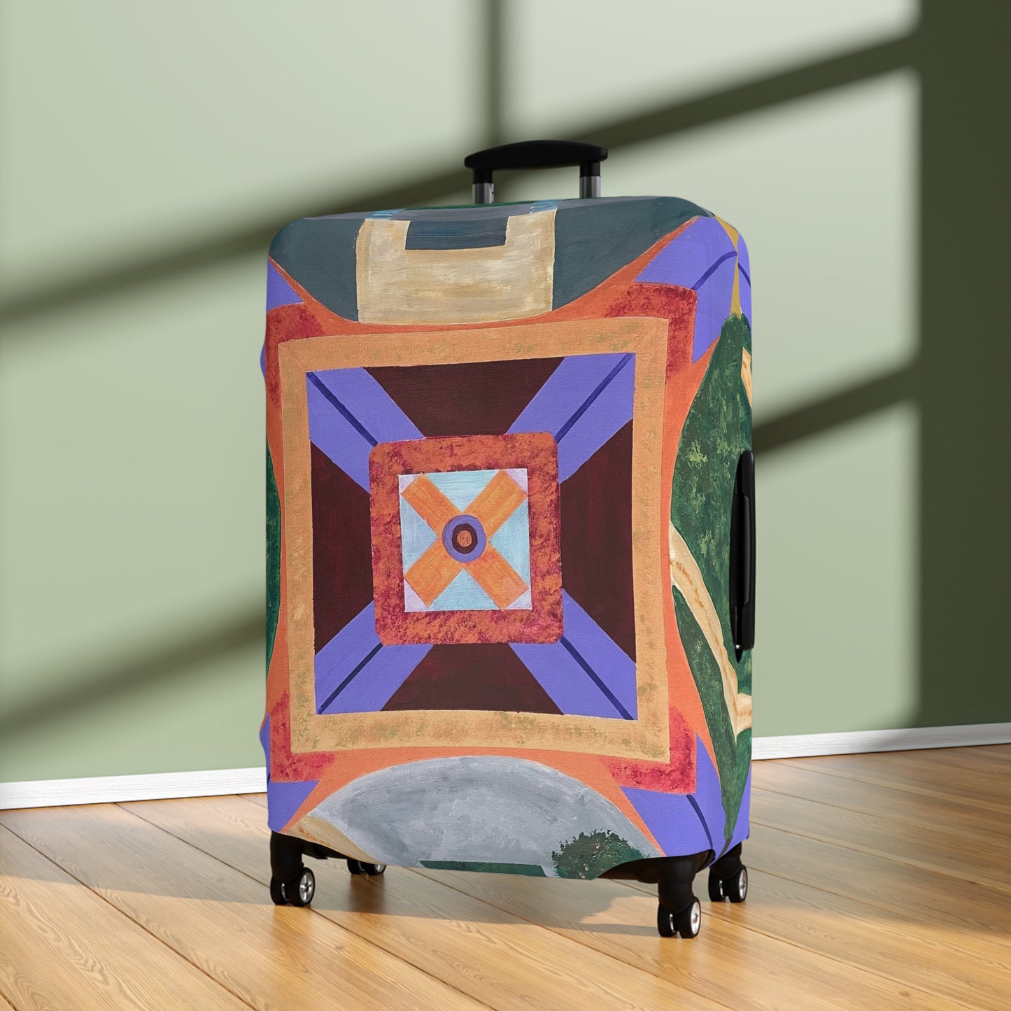 Paris Abstract Eiffel Tower Luggage Cover