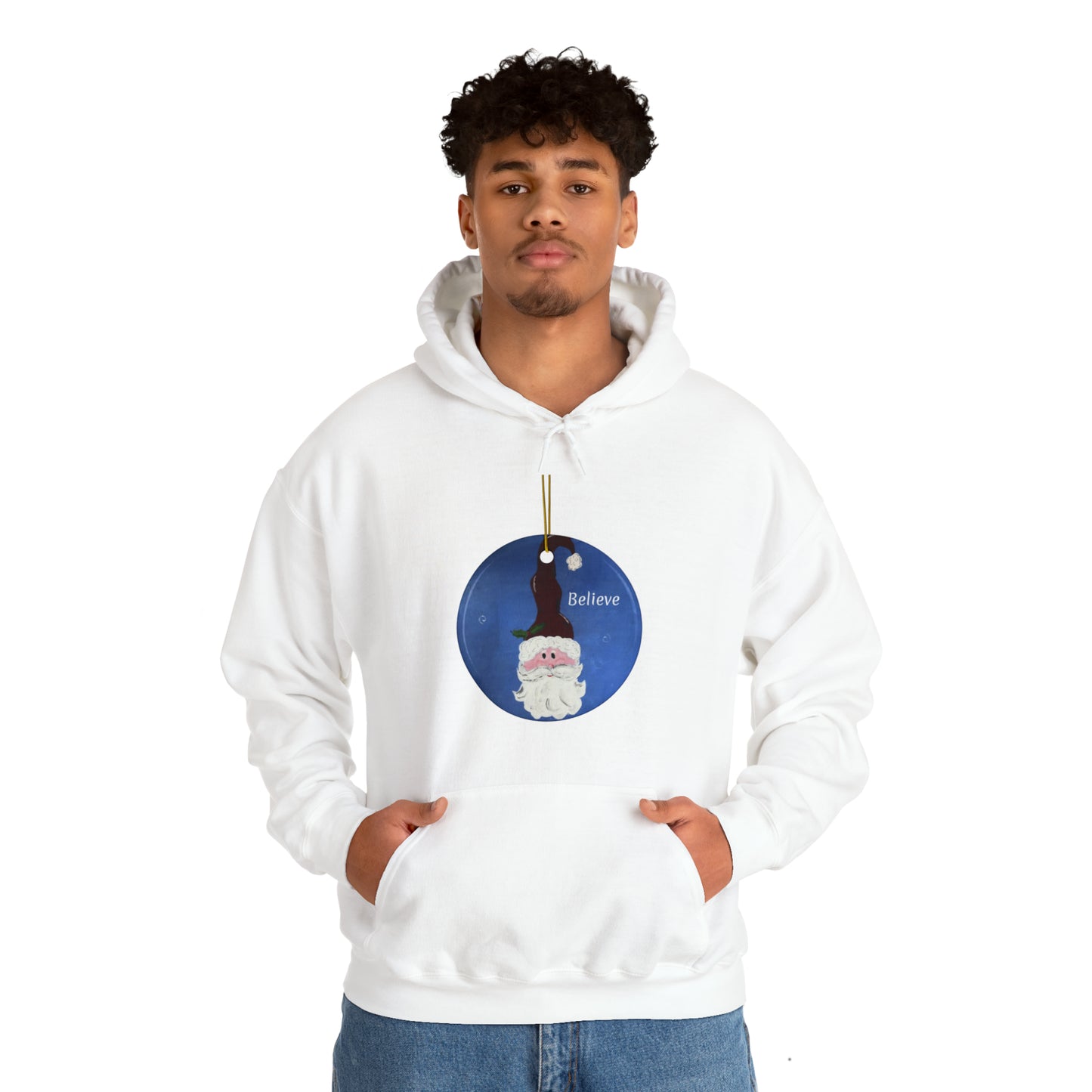Santa I Believe Unisex Hooded Sweatshirt