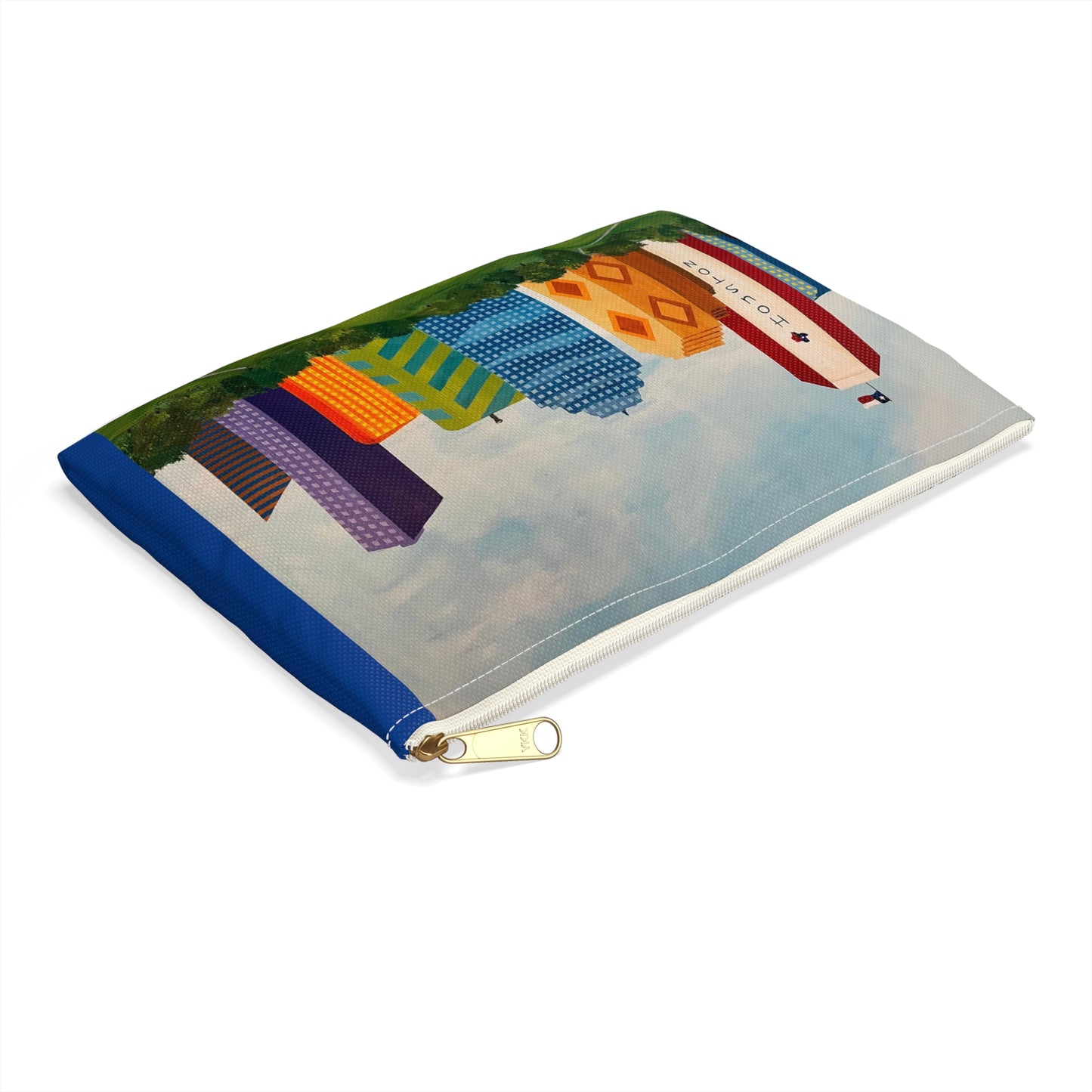 Houston Views Travel Pouch -Cosmetic Bag or Pencil Case | Houston Texas