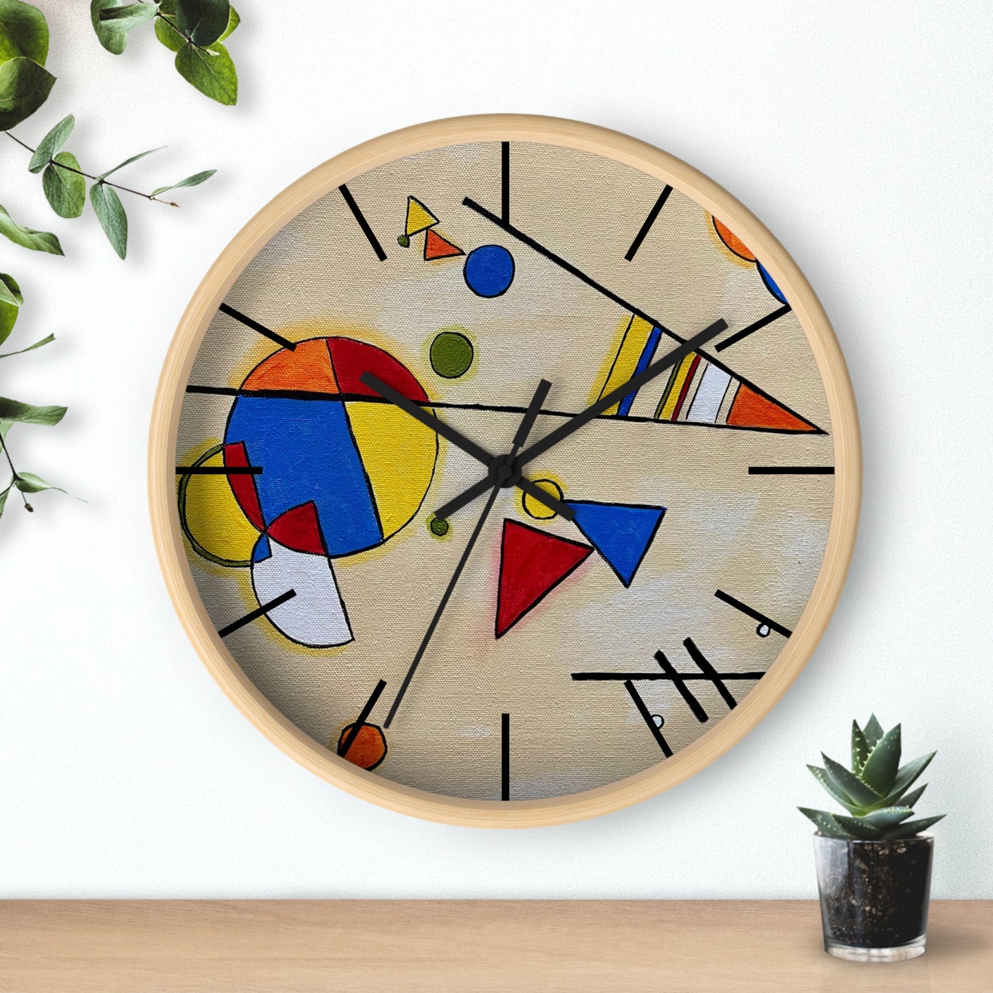 Arrangement O Wall Clock