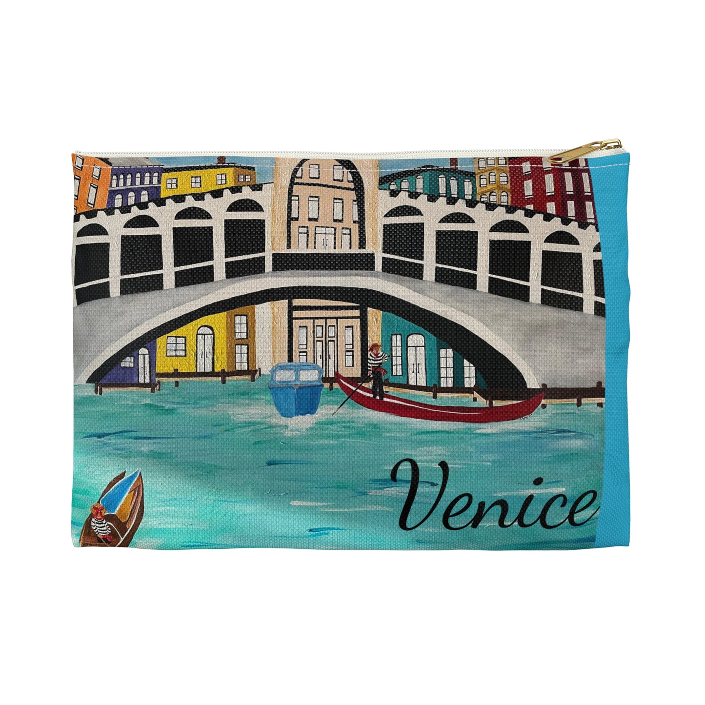 Venice Italy Travel Pouch -Cosmetic Bag or Pencil Case