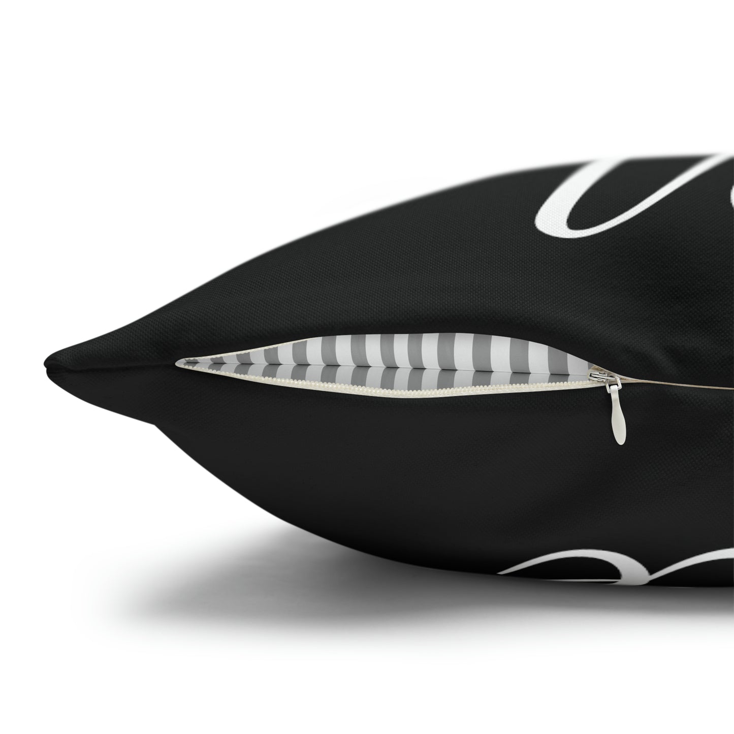 Venice Italy Pillow Cover (Black)